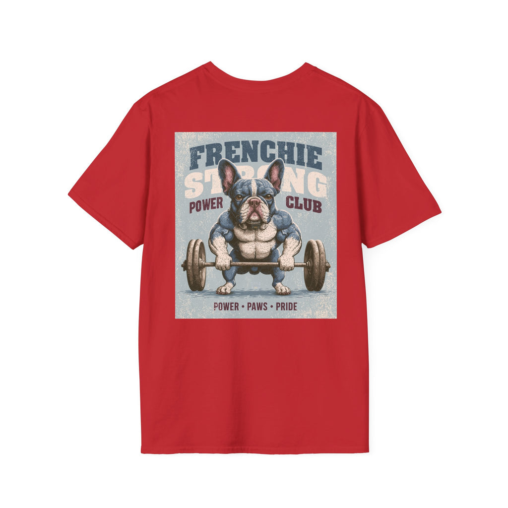 Muscle French Bulldog T-Shirt – Strong Frenchie Workout Shirt for Dog Lovers