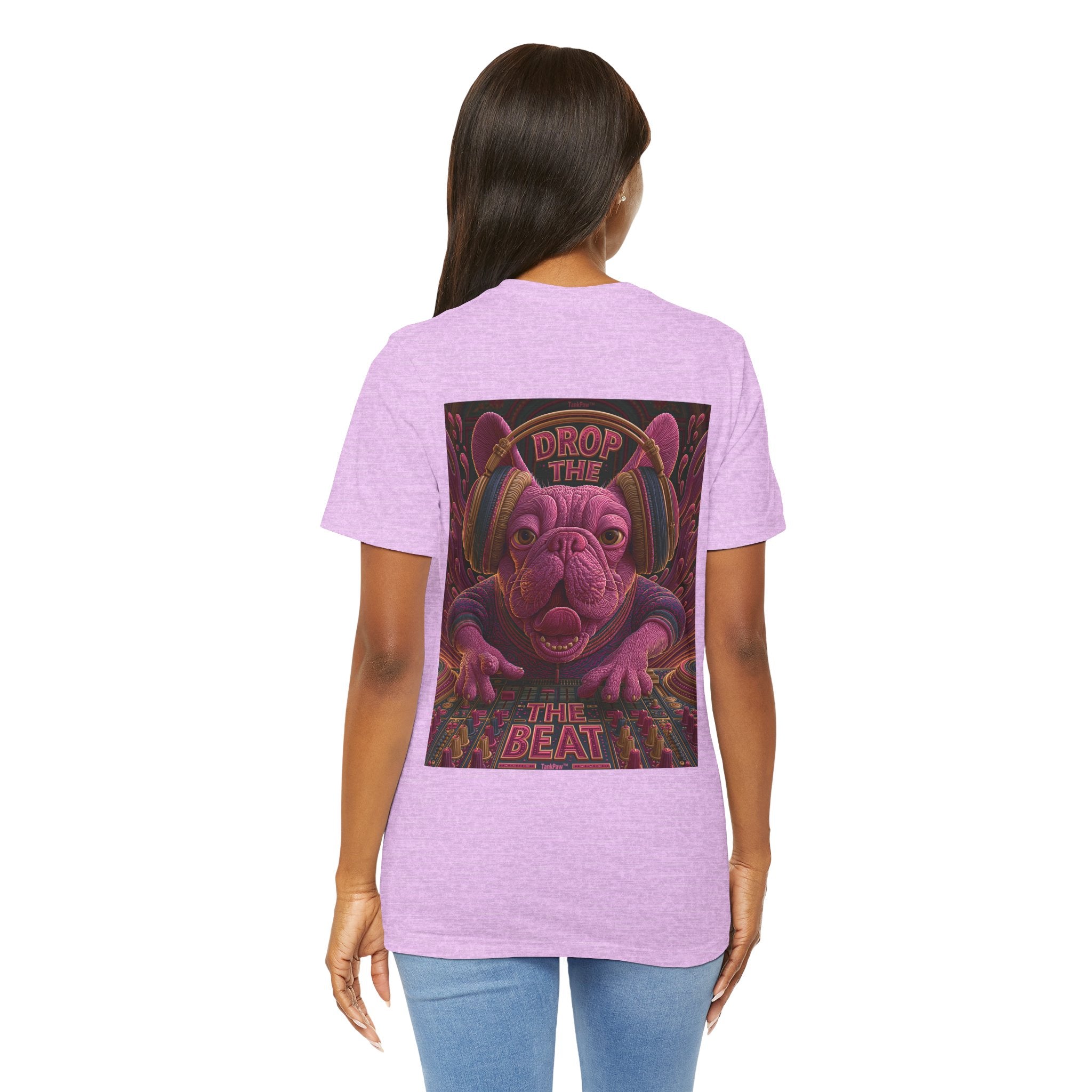 Electric French Bulldog T-Shirt – Neon DJ Dog Shirt for Music Lovers