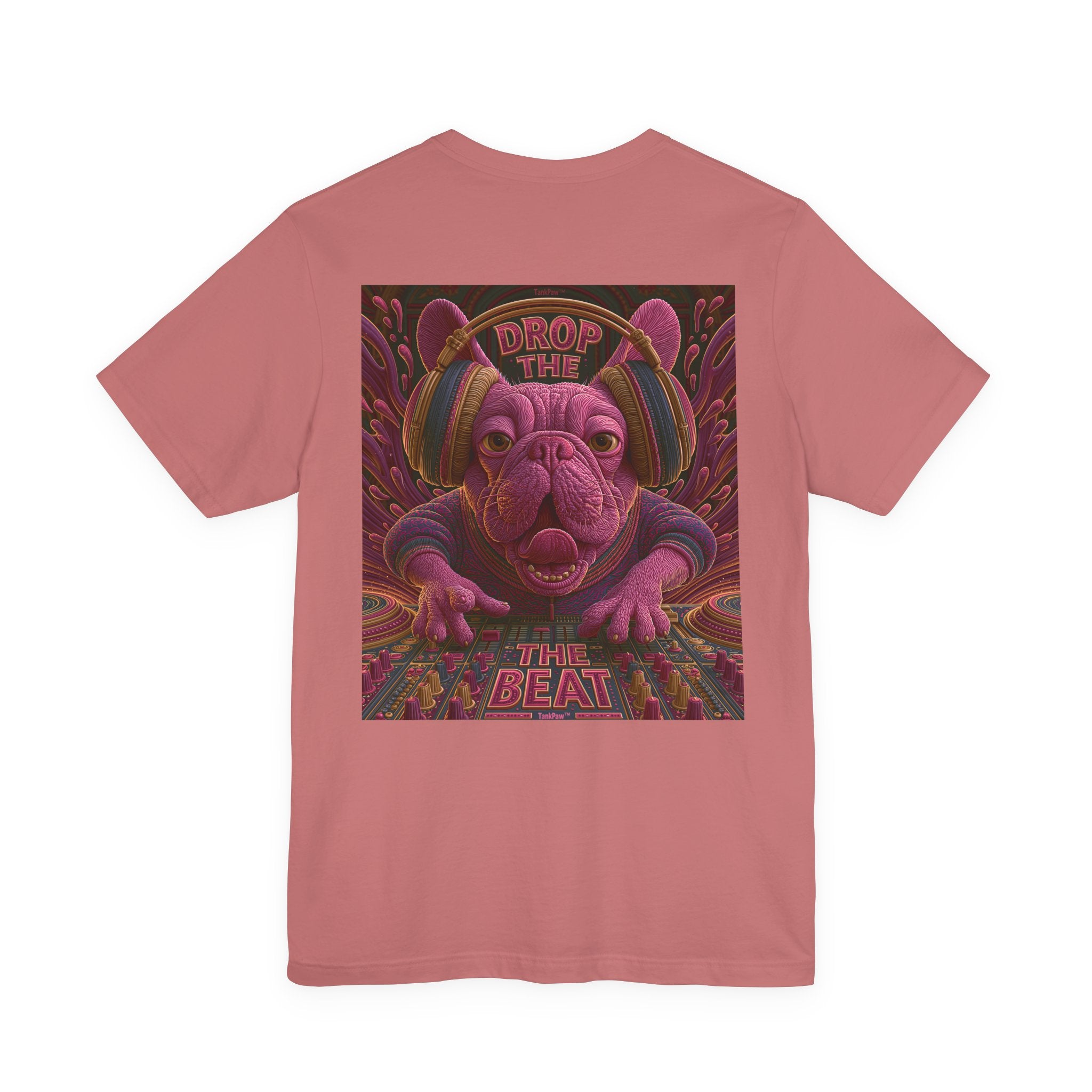 Electric French Bulldog T-Shirt – Neon DJ Dog Shirt for Music Lovers