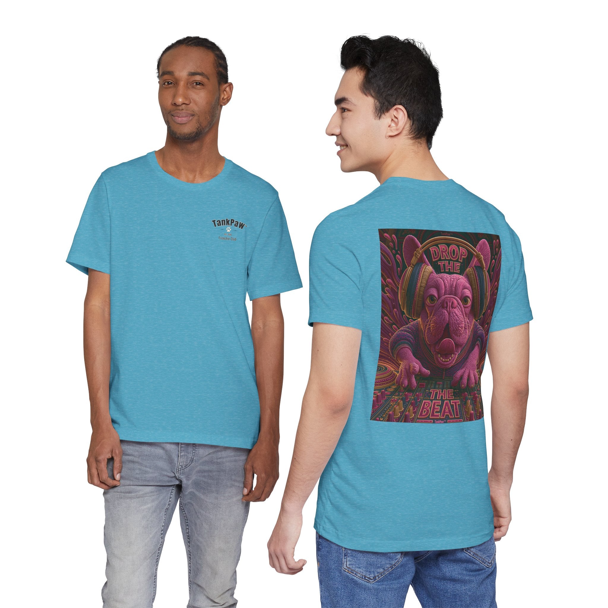 Electric French Bulldog T-Shirt – Neon DJ Dog Shirt for Music Lovers