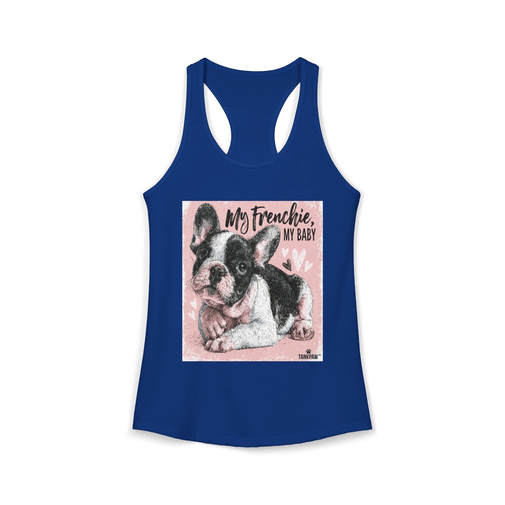 Frenchie Mom Women's Tank Top – French Bulldog Mom Sleeveless Shirt | Cute Dog Lover Gift | TankPawFrenchie Mom