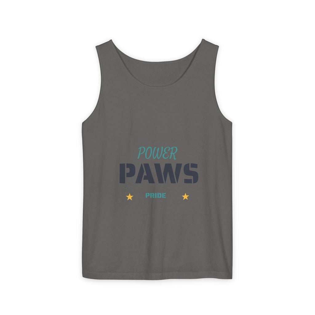 Power Paws Tank Top — "Frenchie Strong" Graphic Dog Fitness Tank