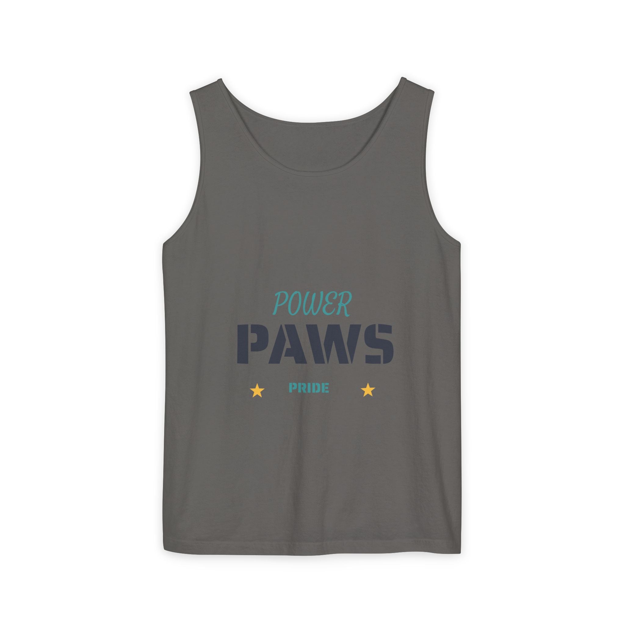 Power Paws Tank Top — "Frenchie Strong" Graphic Dog Fitness Tank