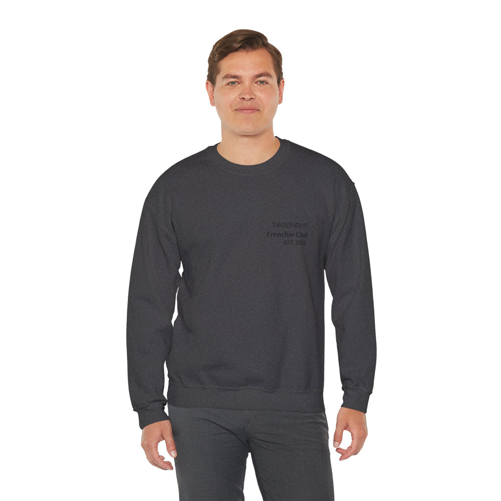 TankPaw® Frenchie Strong Club Premium Sweatshirt – Vintage French Bulldog Crewneck