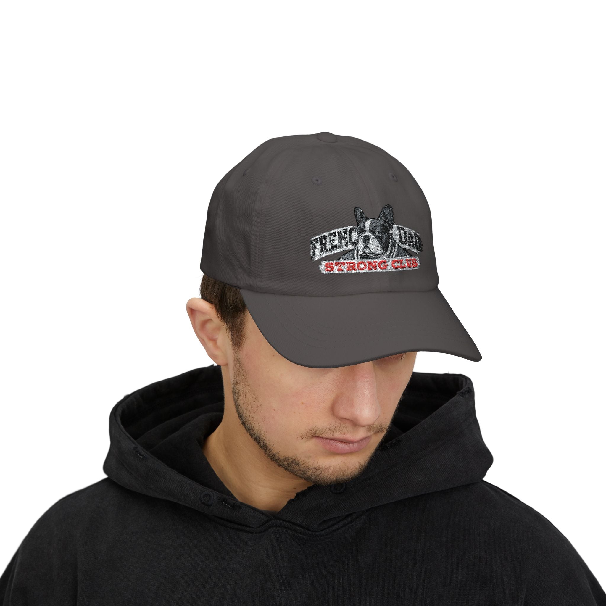 Dad Cap — TankPaw® Frenchie Dad Embroidered Baseball Cap – Premium French Bulldog Dad Hat for Dog Lovers