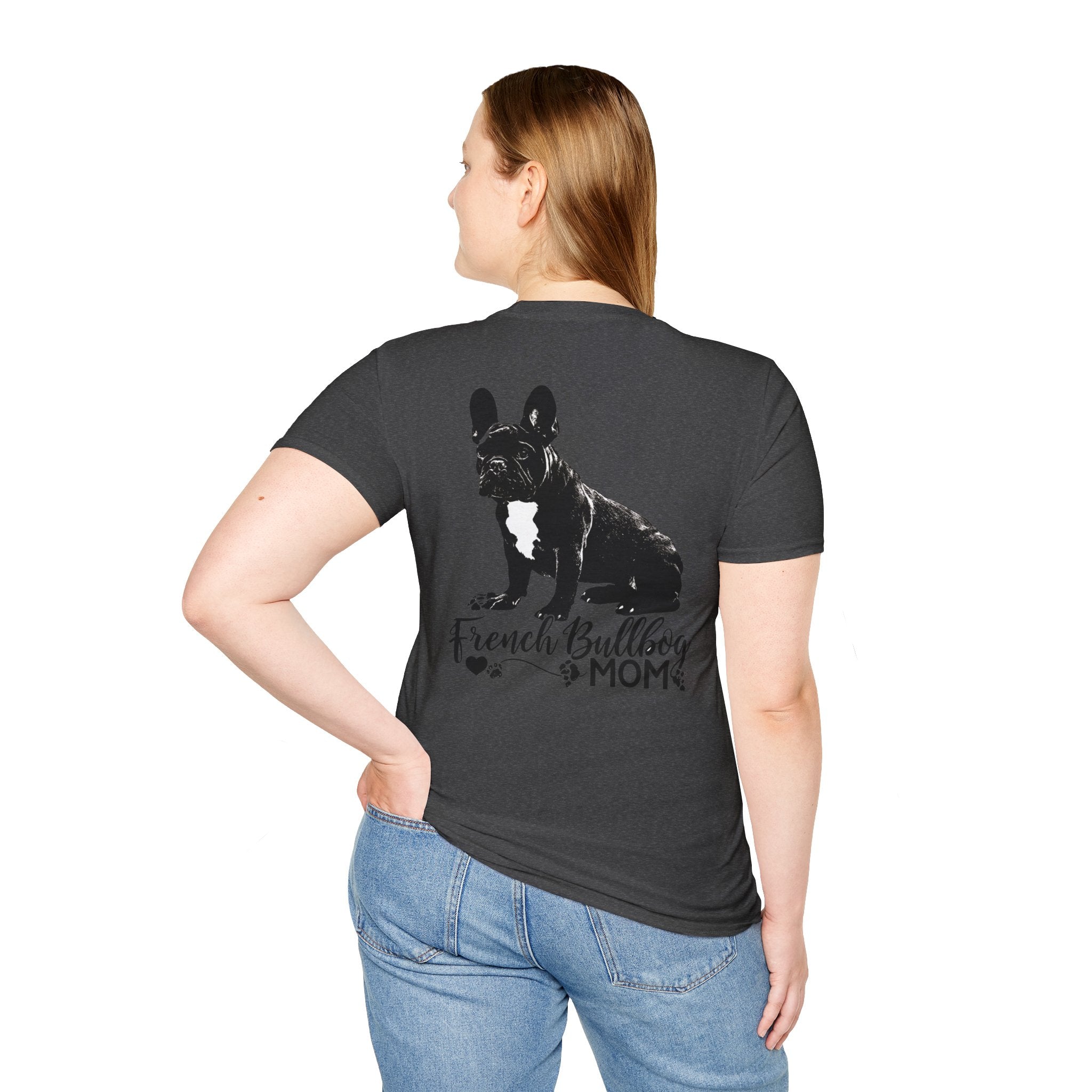 French Bulldog Mom T-Shirt | Proud Dog Mom Gift | Cute Frenchie Lover Apparel | TankPaw