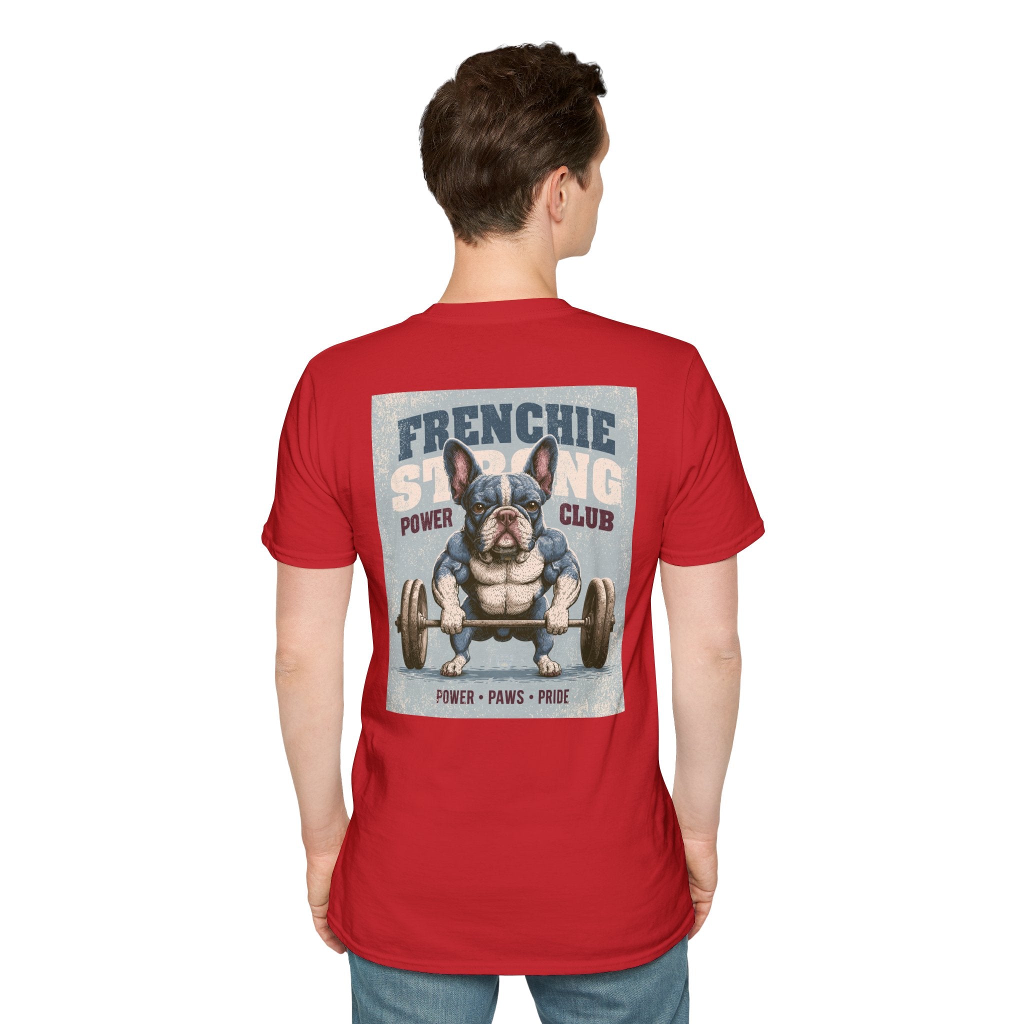 Muscle French Bulldog T-Shirt – Strong Frenchie Workout Shirt for Dog Lovers