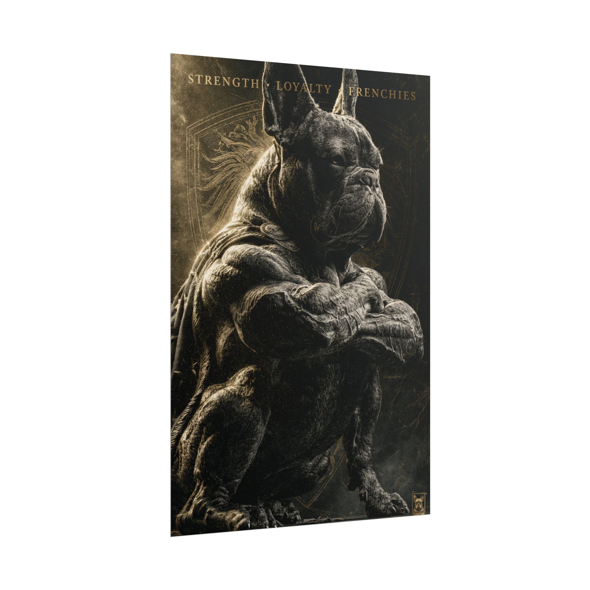 TankPaw® French Bulldog Wall Art Poster – Premium Vintage Frenchie Decor
