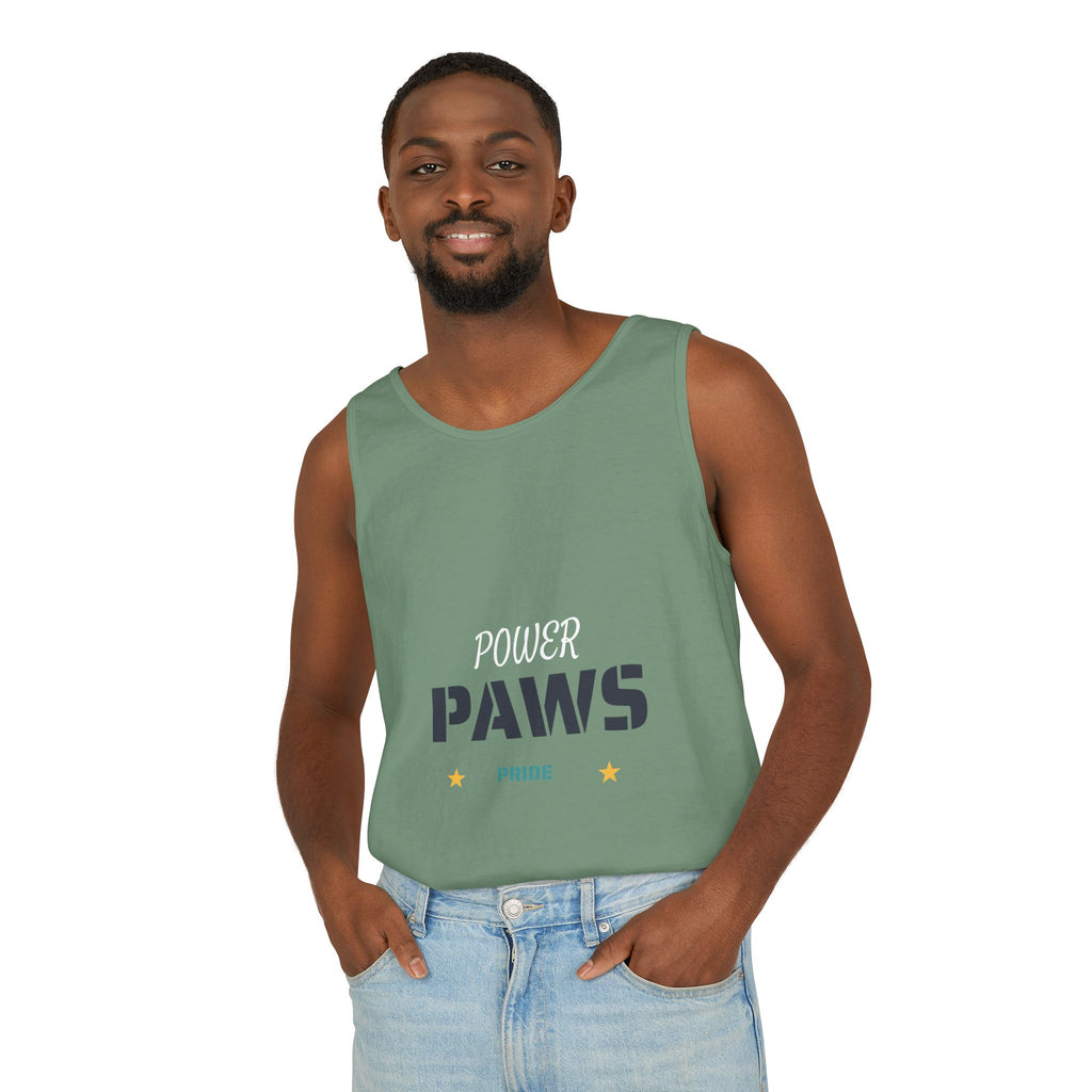 Power Paws Tank Top — "Frenchie Strong" Graphic Dog Fitness Tank