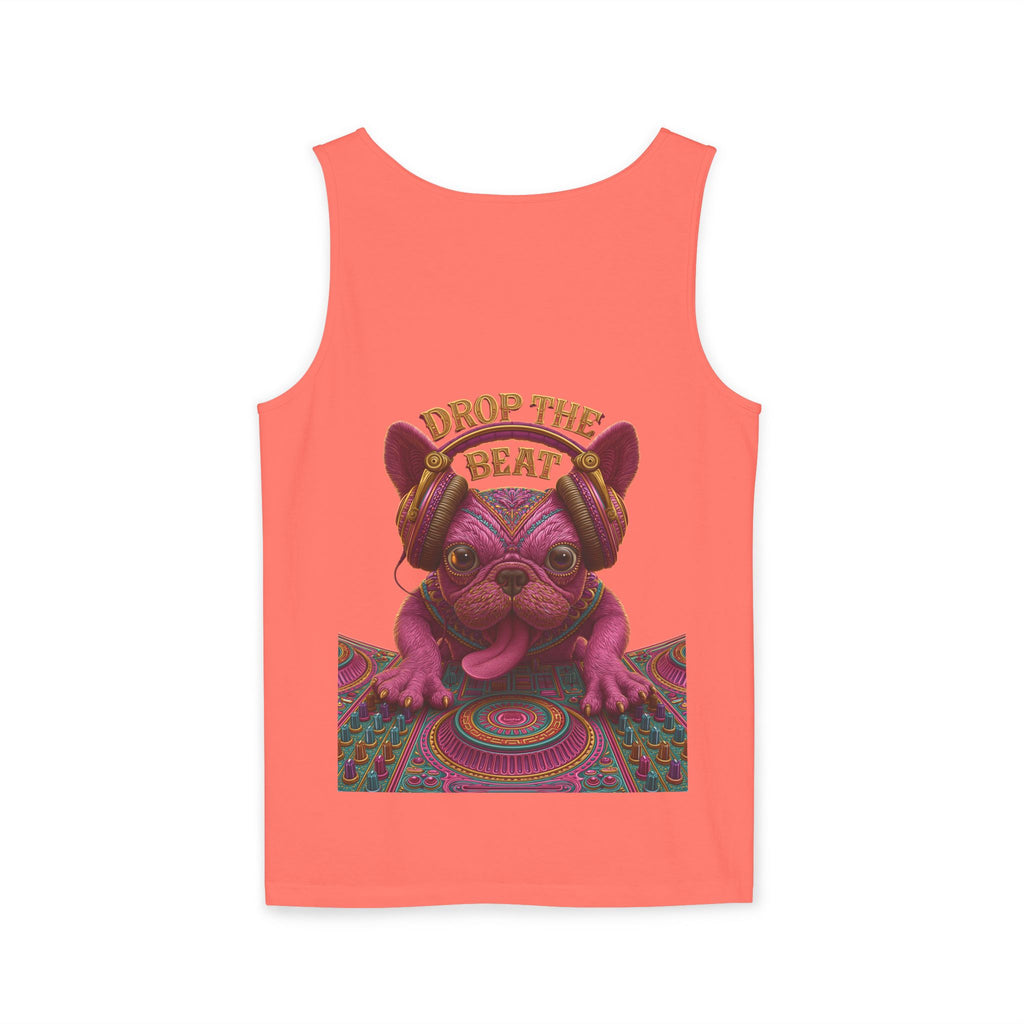 French Bulldog DJ Tank Top – EDM Music Festival Shirt for Dog Lovers | TankPaw™