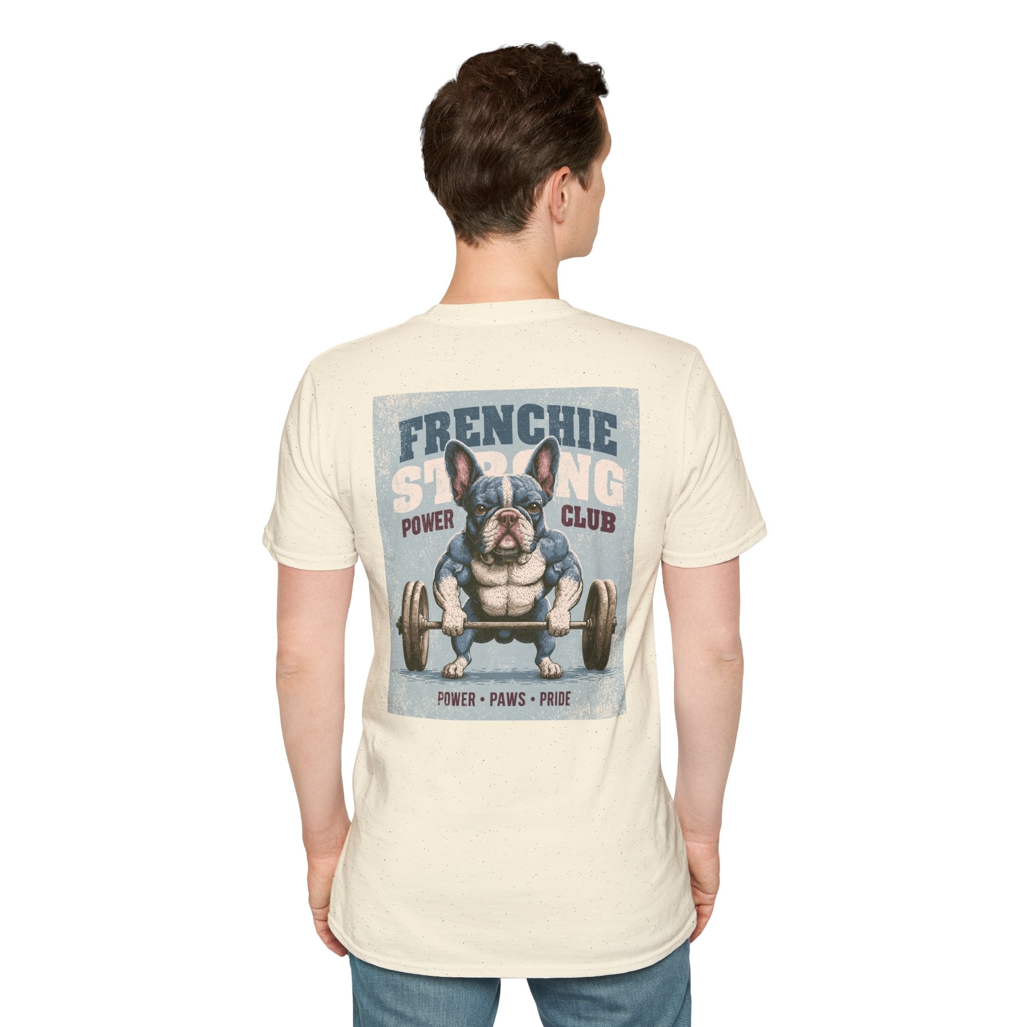 Muscle French Bulldog T-Shirt – Strong Frenchie Workout Shirt for Dog Lovers