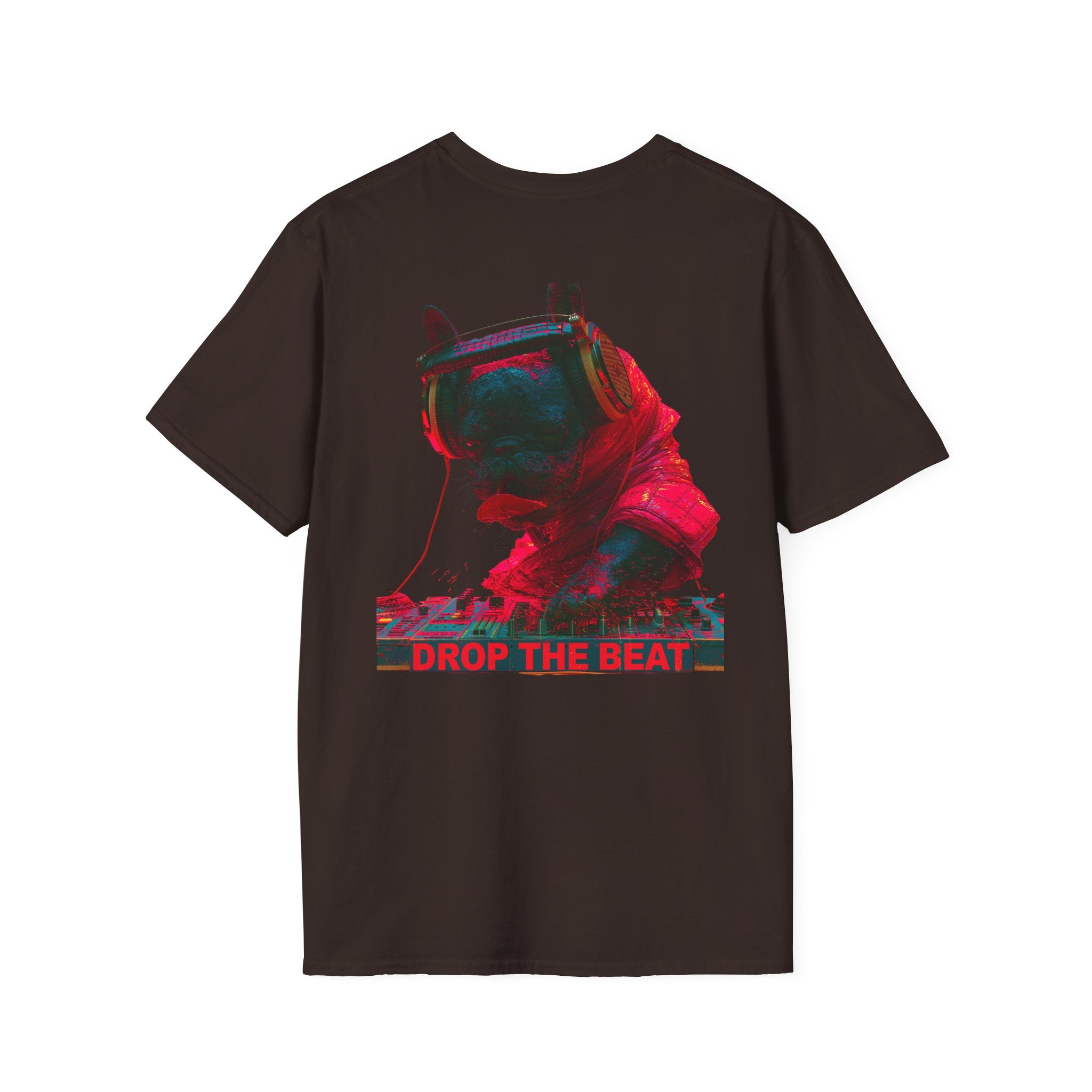 Frenchie Beats T-Shirt – DJ French Bulldog Music Festival Graphic Tee