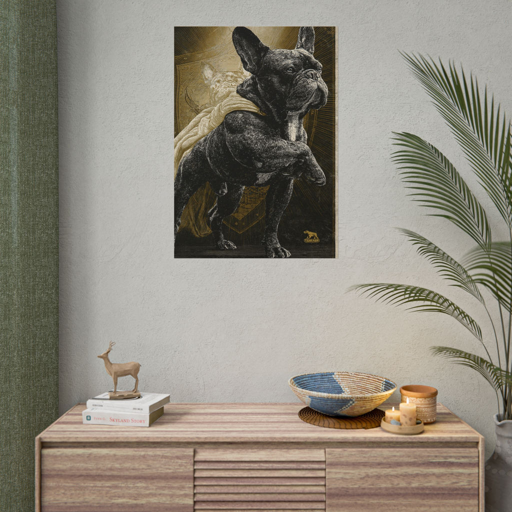 TankPaw® French Bulldog Wall Art Poster – Premium Vintage Frenchie Decor