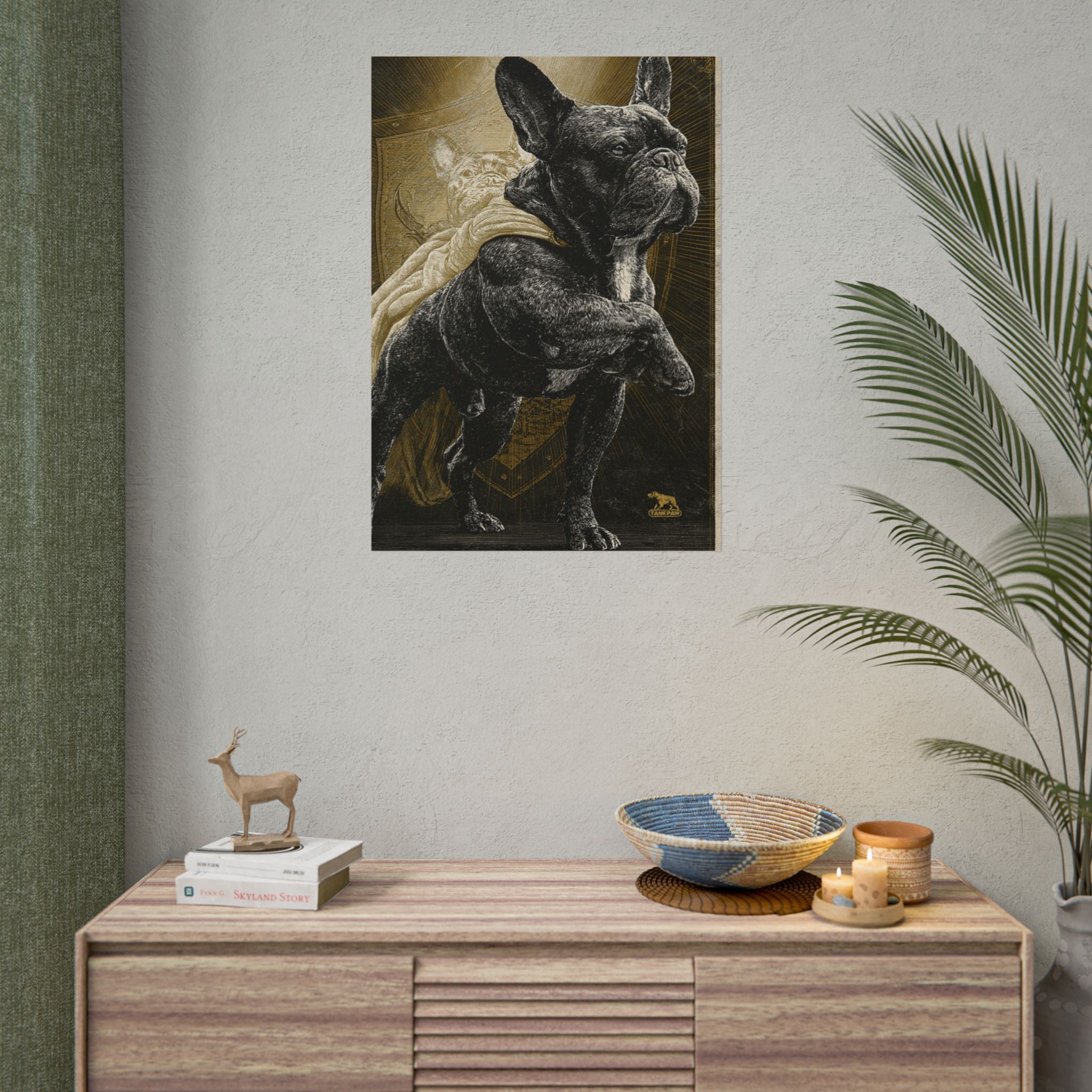 TankPaw® French Bulldog Wall Art Poster – Premium Vintage Frenchie Decor