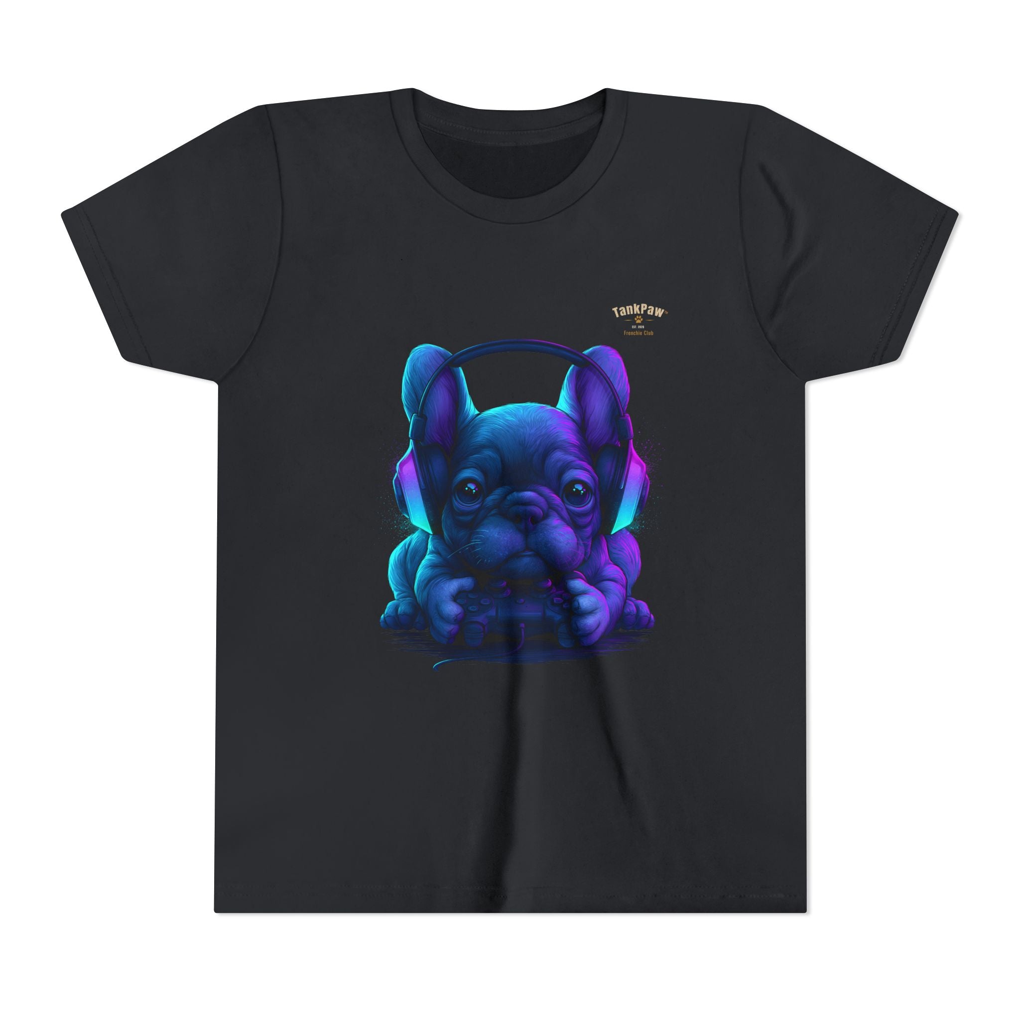 Youth French Bulldog Graphic T-Shirt – Cool Frenchie Tee for Kids & Teens