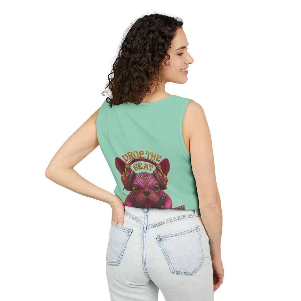 French Bulldog DJ Tank Top – EDM Music Festival Shirt for Dog Lovers | TankPaw™