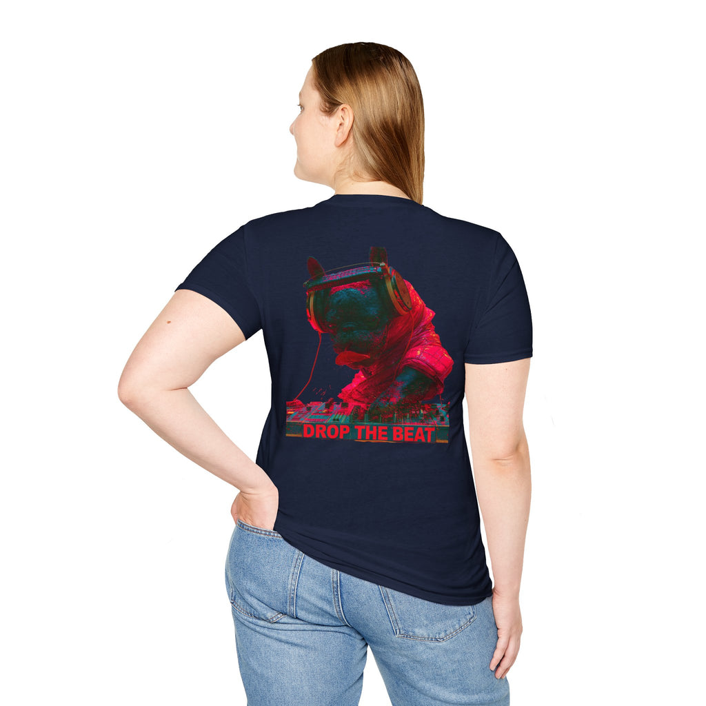 Frenchie Beats T-Shirt – DJ French Bulldog Music Festival Graphic Tee