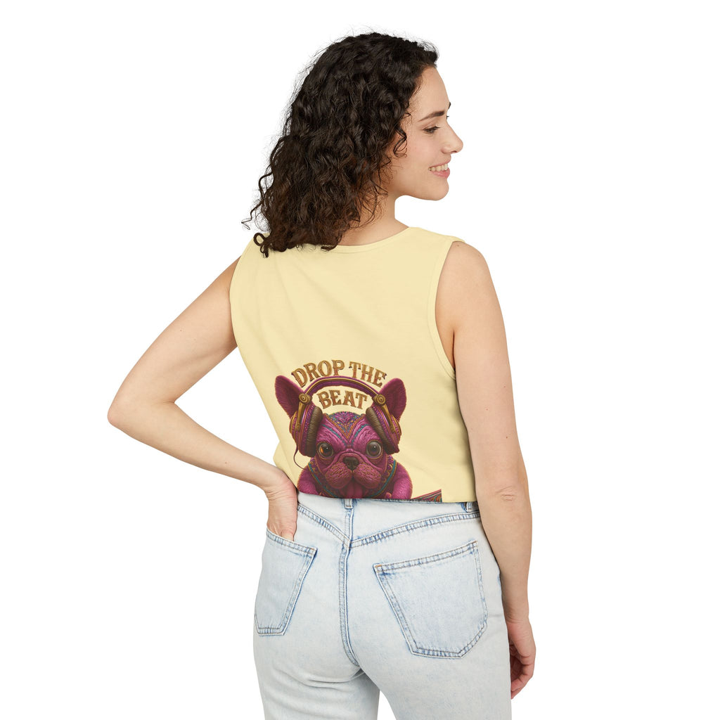French Bulldog DJ Tank Top – EDM Music Festival Shirt for Dog Lovers | TankPaw™