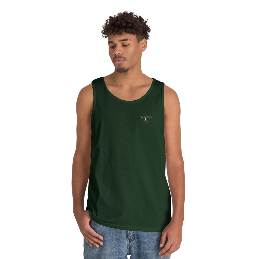 DJ Dog Tank Top - "Drop The Beat" Graphic Music Lover Tank