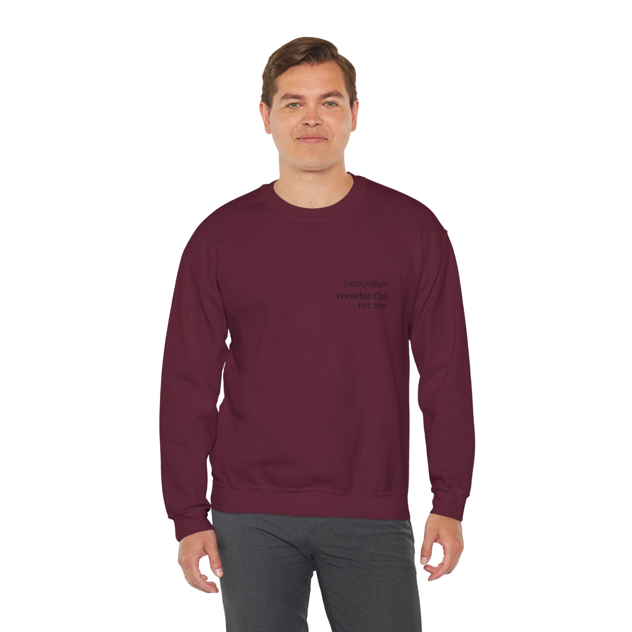 TankPaw® Frenchie Strong Club Premium Sweatshirt – Vintage French Bulldog Crewneck