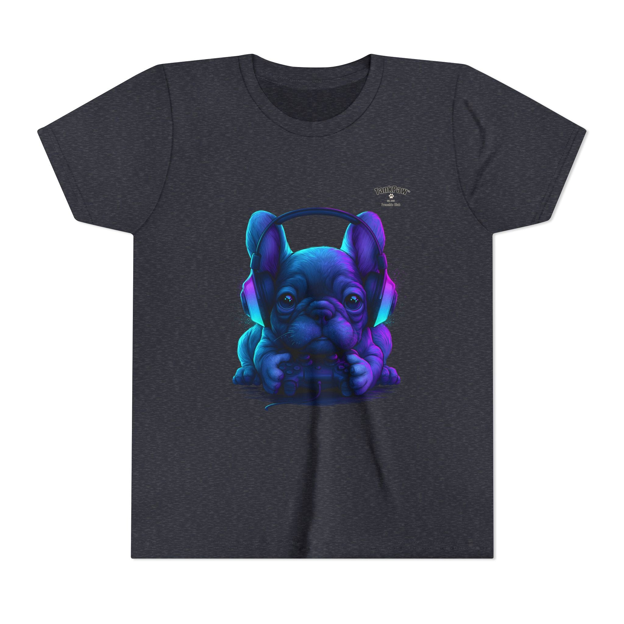 Youth French Bulldog Graphic T-Shirt – Cool Frenchie Tee for Kids & Teens