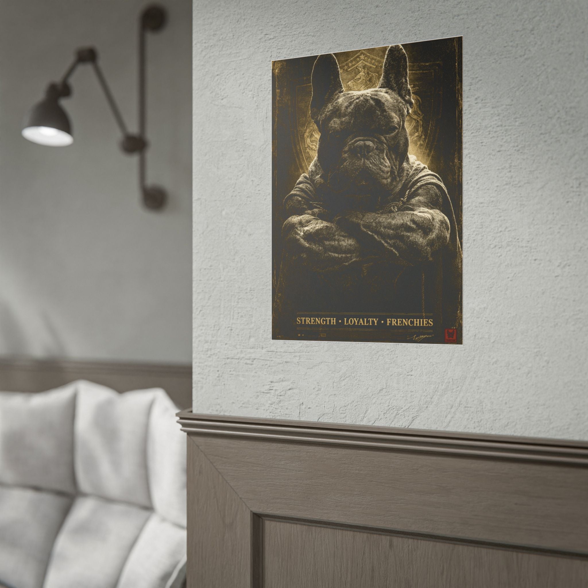 TankPaw® French Bulldog Wall Art Poster – Premium Vintage Frenchie Decor