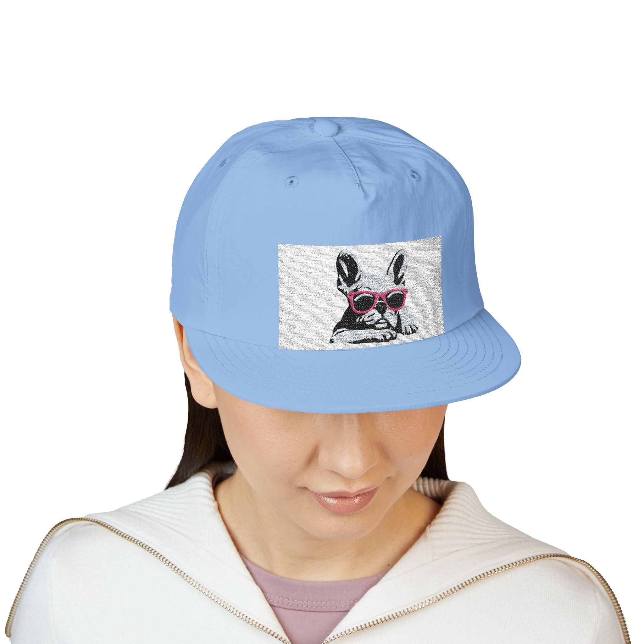 Surf Cap —French Bulldog Mom Hat – Embroidered Baseball Cap for Frenchie Lovers