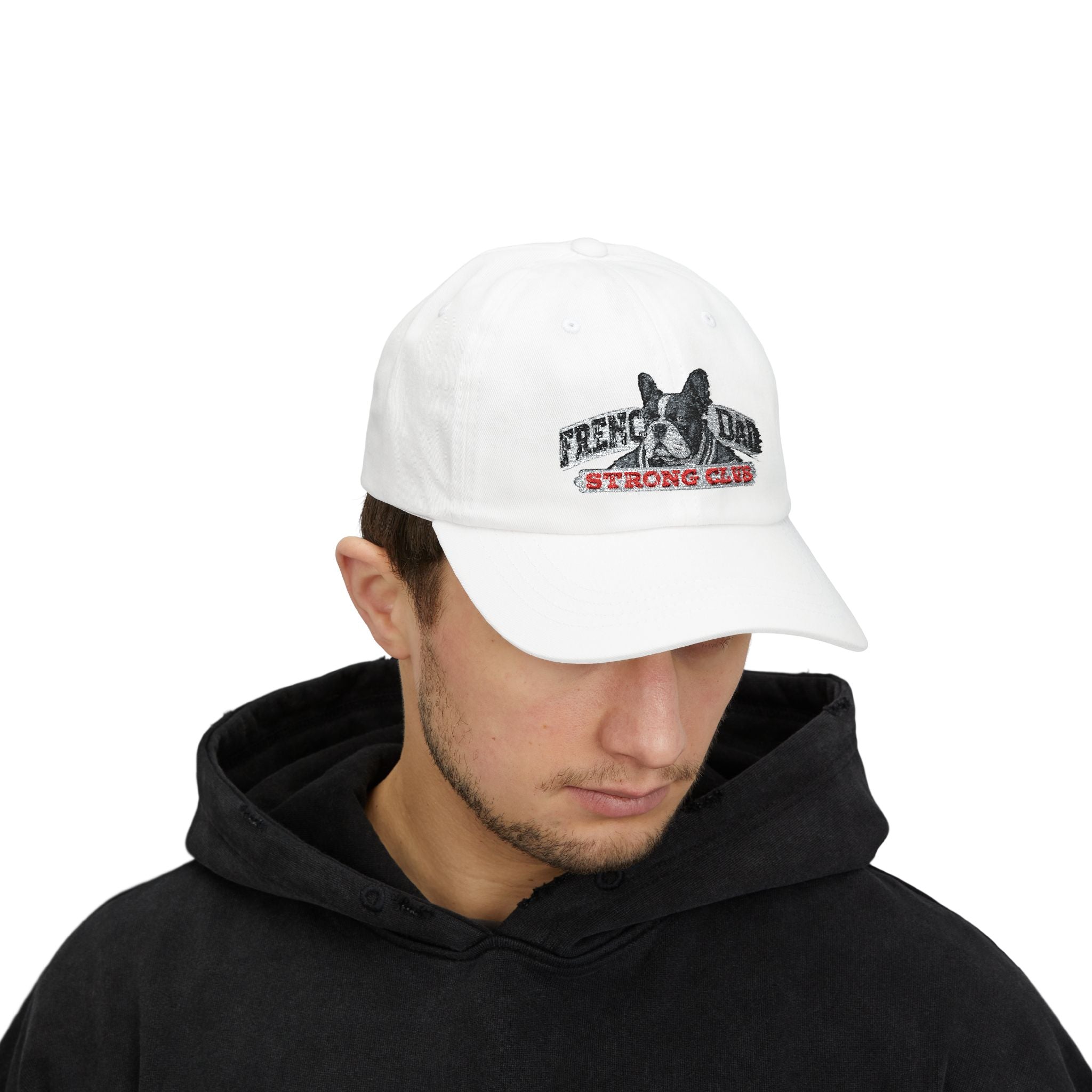 Dad Cap — TankPaw® Frenchie Dad Embroidered Baseball Cap – Premium French Bulldog Dad Hat for Dog Lovers
