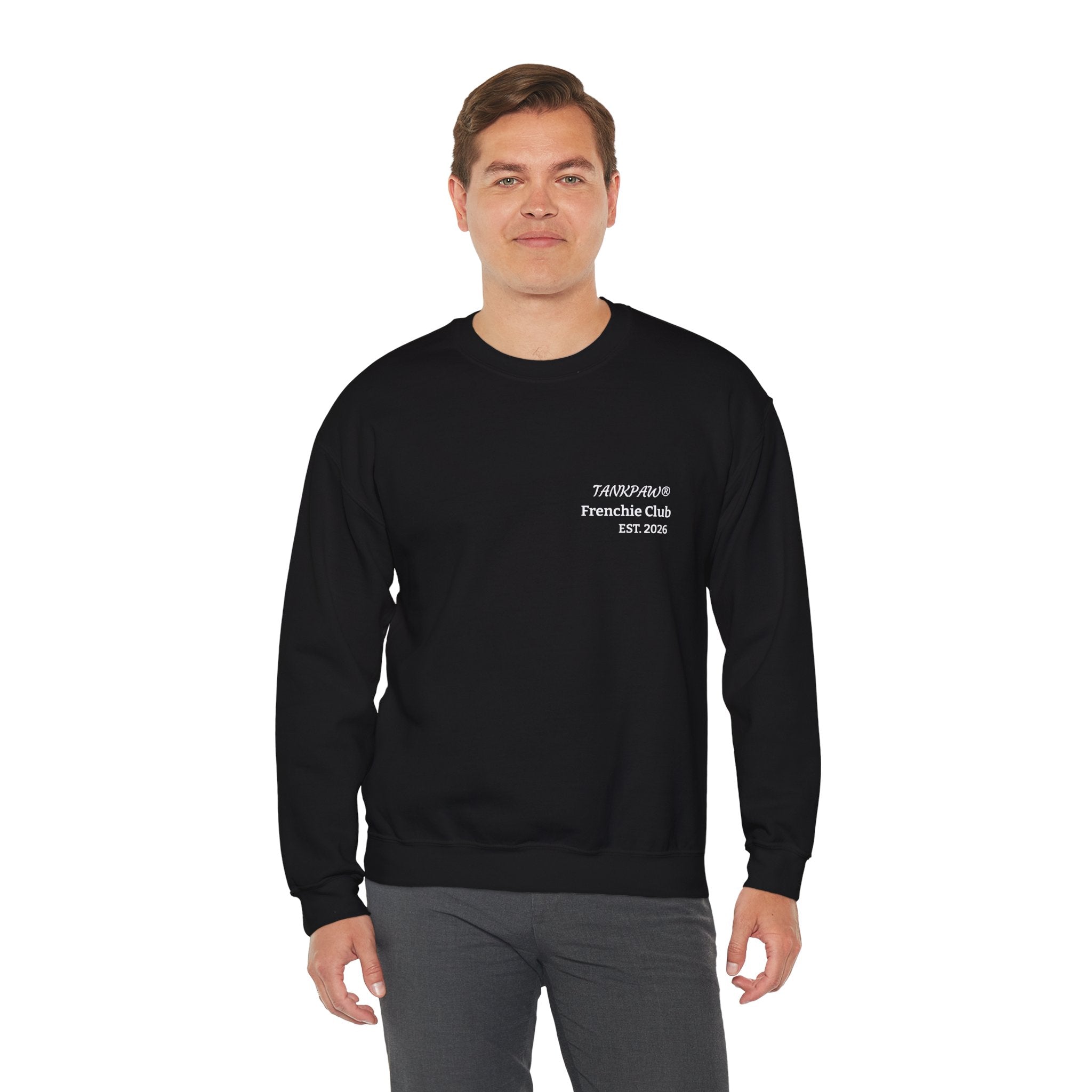 TankPaw® Frenchie Strong Club Premium Sweatshirt – Vintage French Bulldog Crewneck