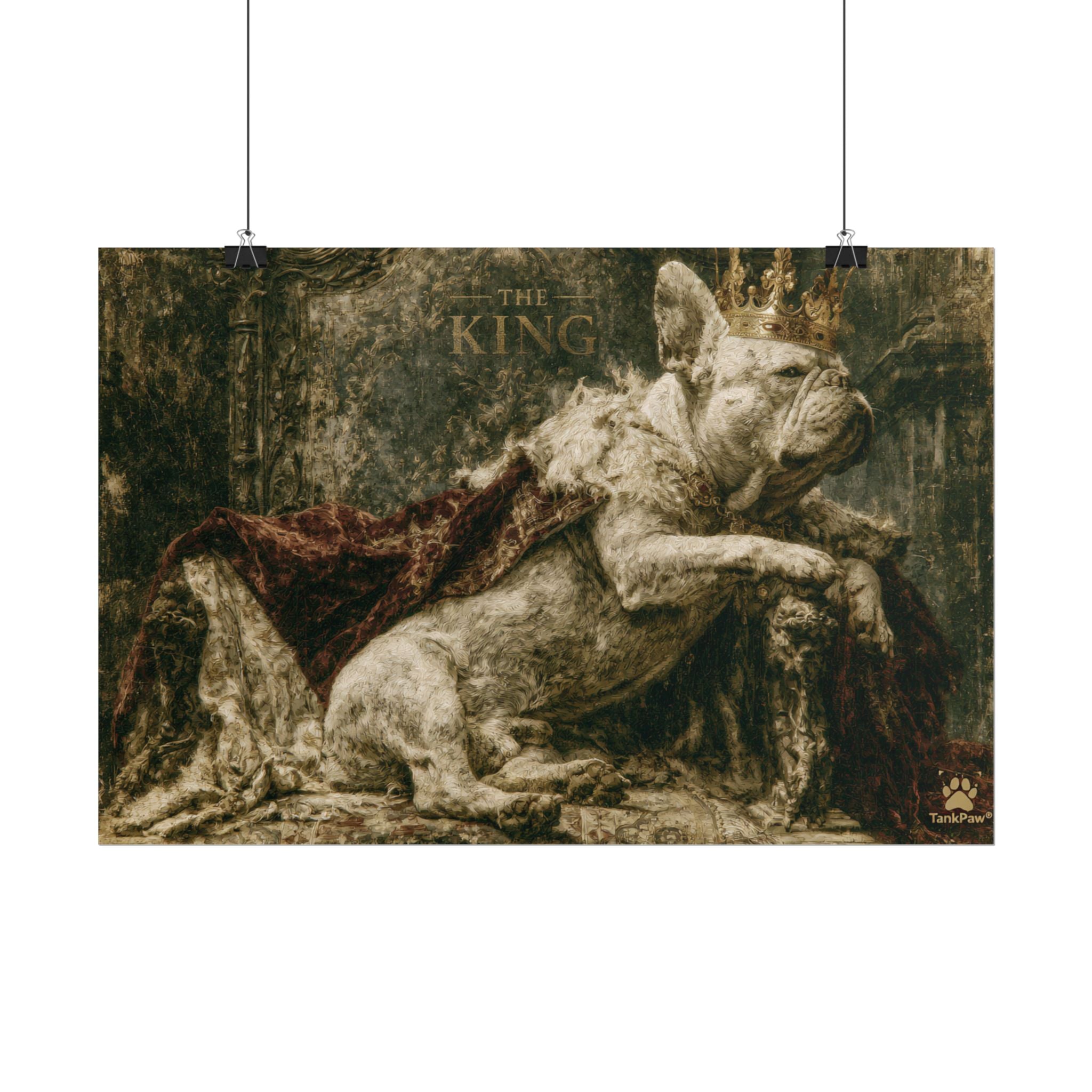TankPaw® French Bulldog Wall Art Poster – Premium Vintage Frenchie Decor