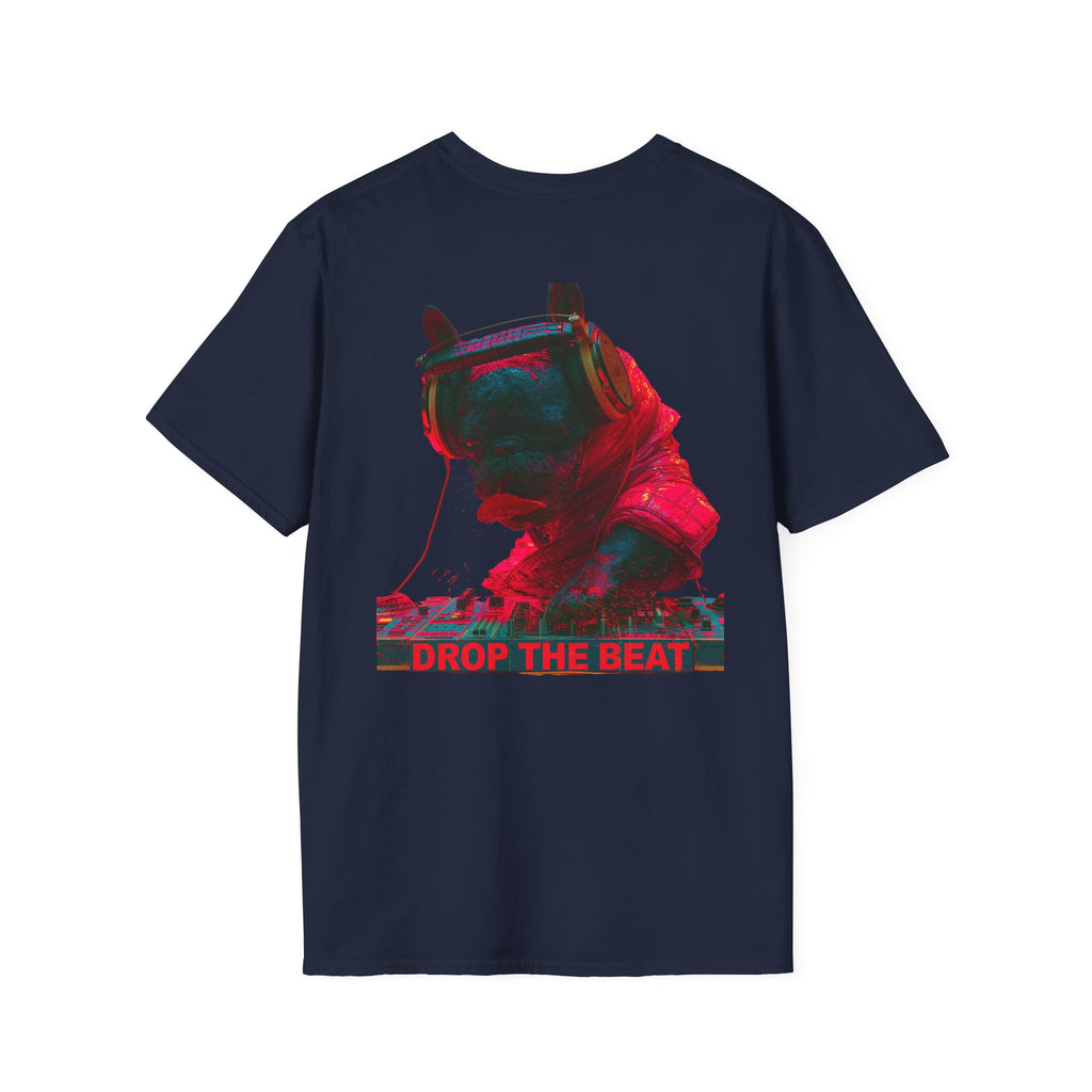 Frenchie Beats T-Shirt – DJ French Bulldog Music Festival Graphic Tee