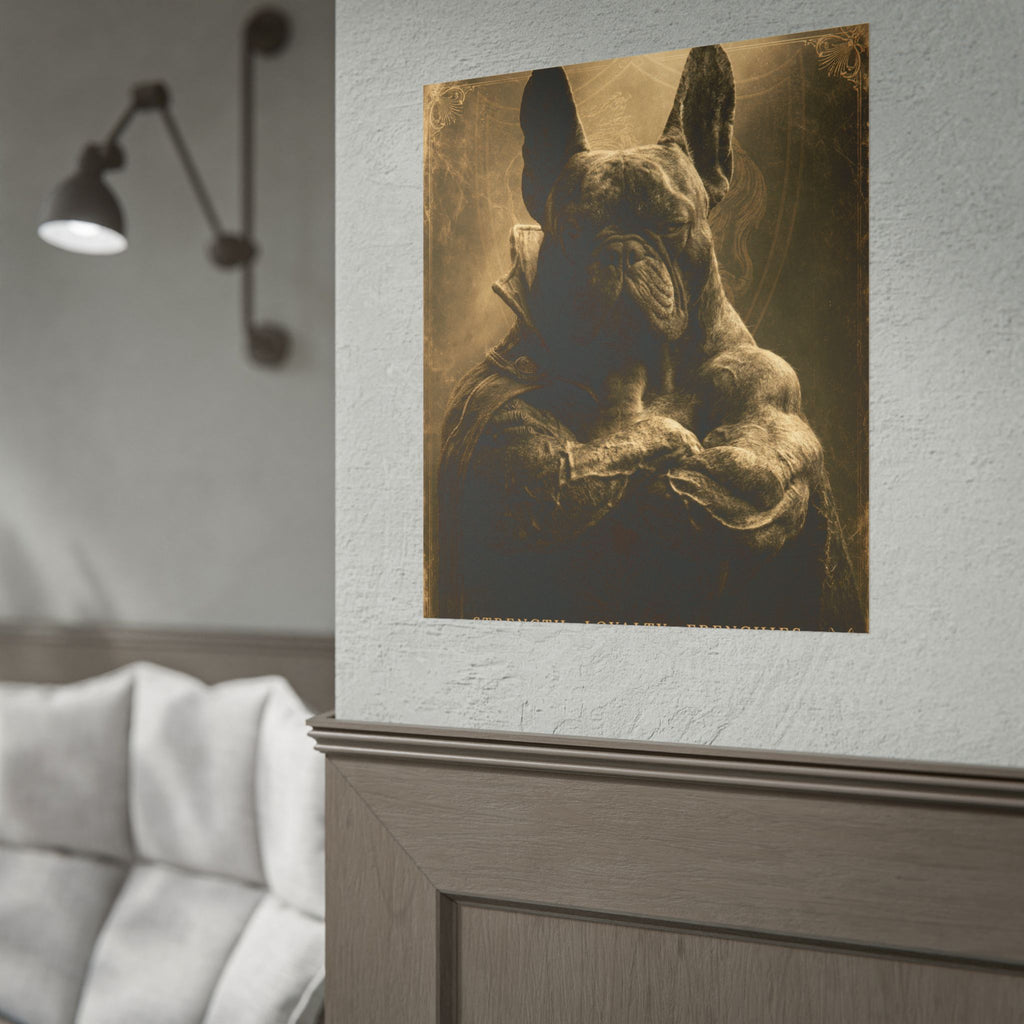 TankPaw® French Bulldog Wall Art Poster – Premium Vintage Frenchie Decor