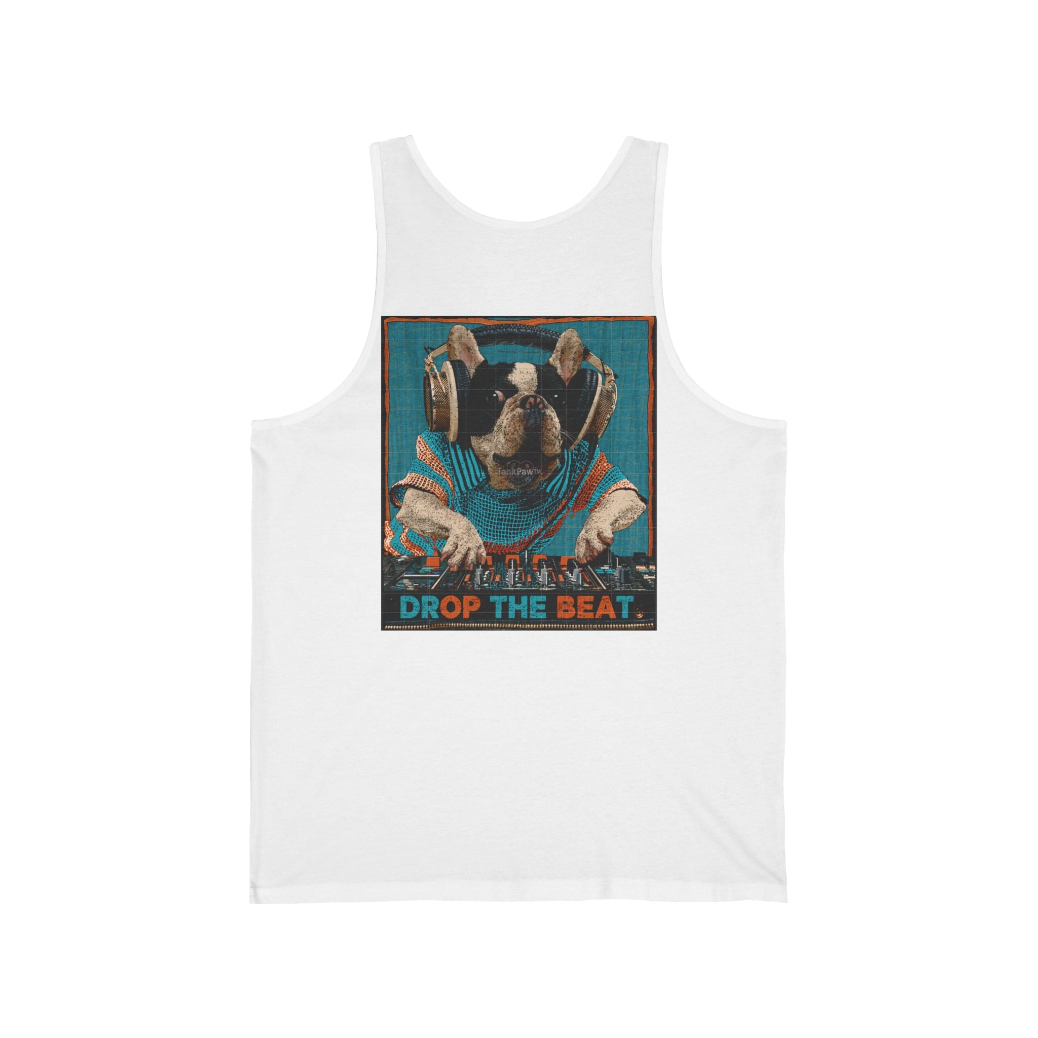 DJ Monkey 'Drop the Beat' Tank Top – Retro Music Festival Graphic