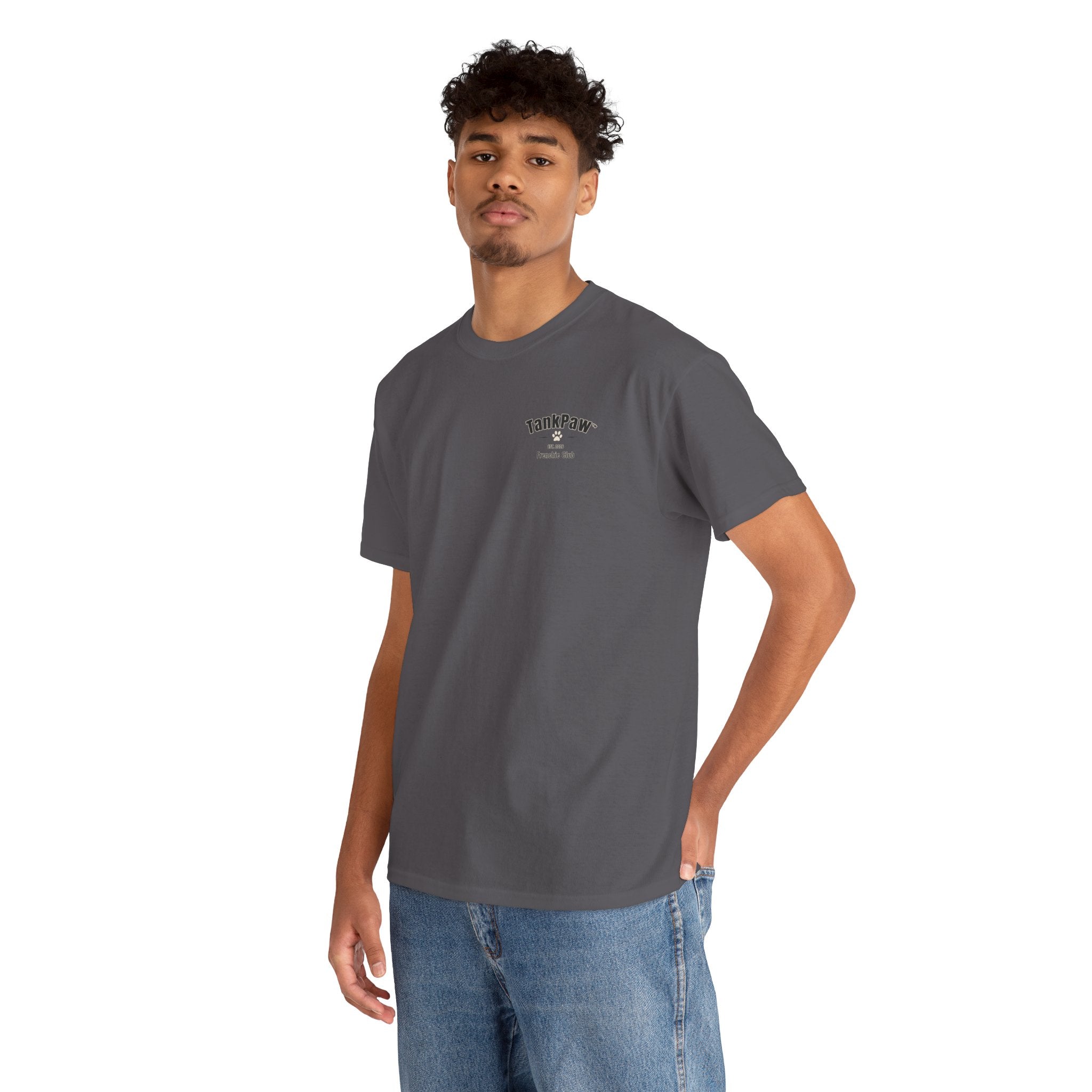 Frenchie Strong Club Vintage Gym T-Shirt | TankPaw™