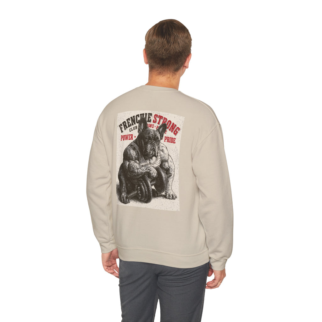 TankPaw® Frenchie Strong Club Premium Sweatshirt – Vintage French Bulldog Crewneck