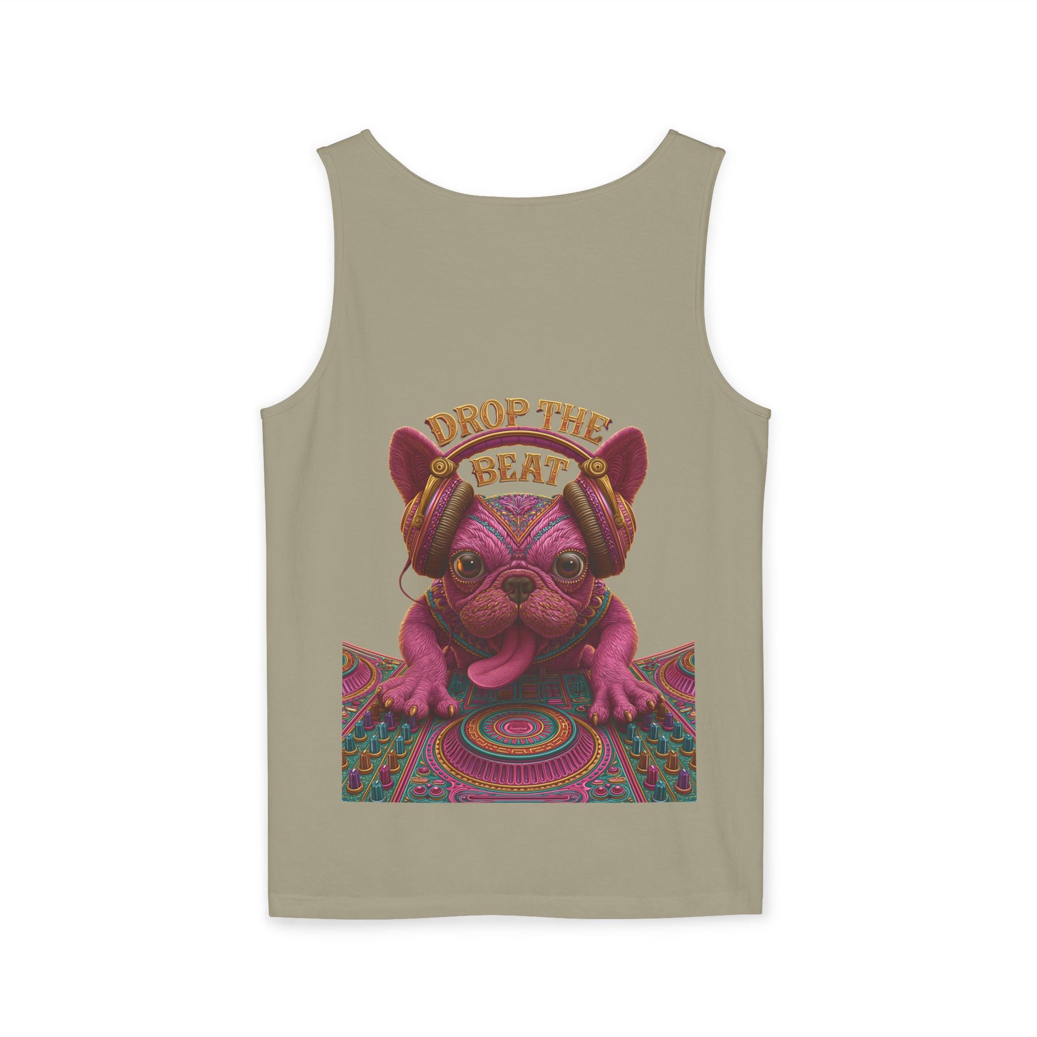 French Bulldog DJ Tank Top – EDM Music Festival Shirt for Dog Lovers | TankPaw™