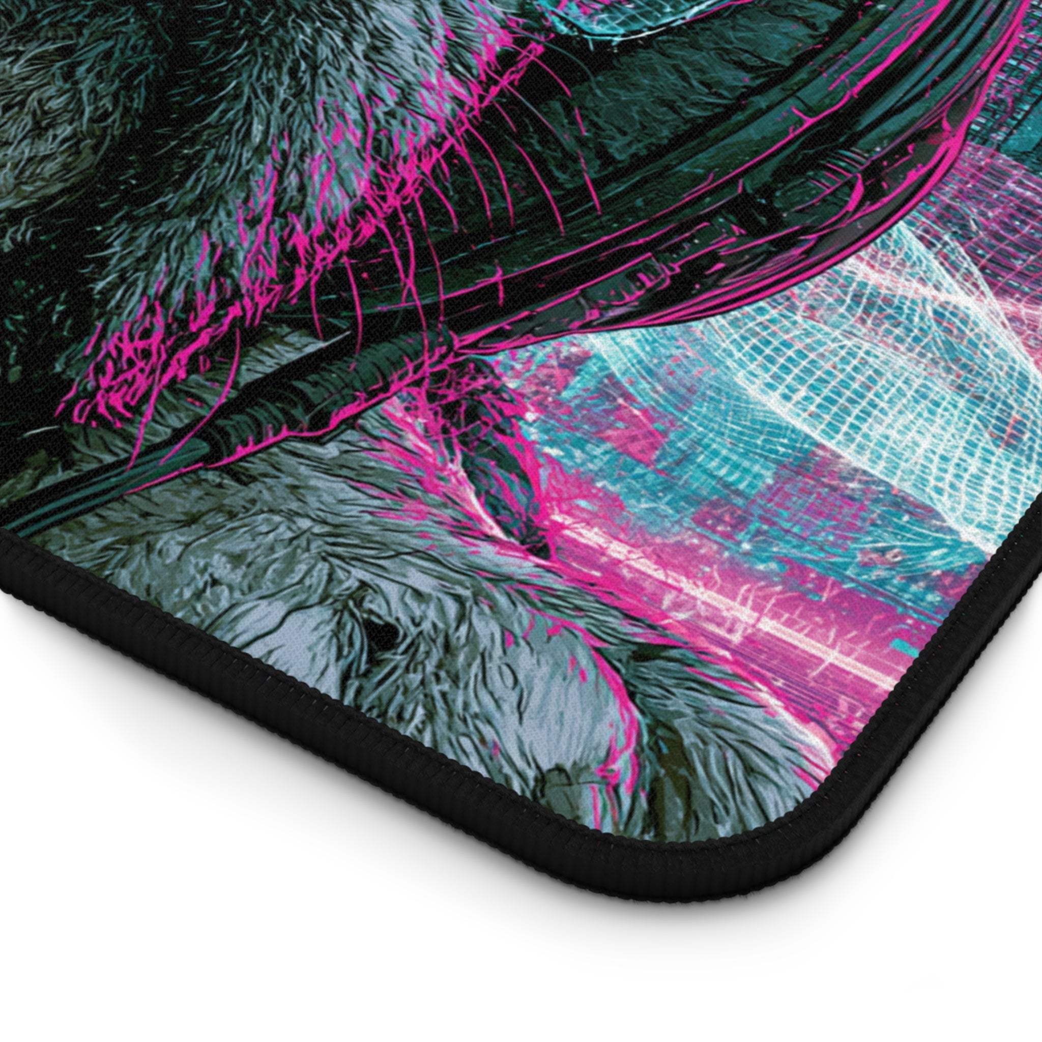 DJ French Bulldog Desk Mat – Gaming Mouse Pad for Music Lovers & Frenchie Fans