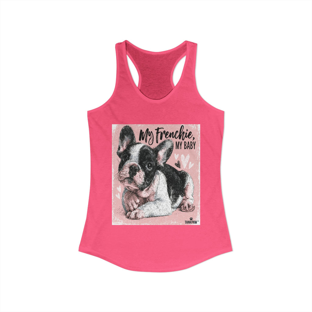 Frenchie Mom Women's Tank Top – French Bulldog Mom Sleeveless Shirt | Cute Dog Lover Gift | TankPawFrenchie Mom