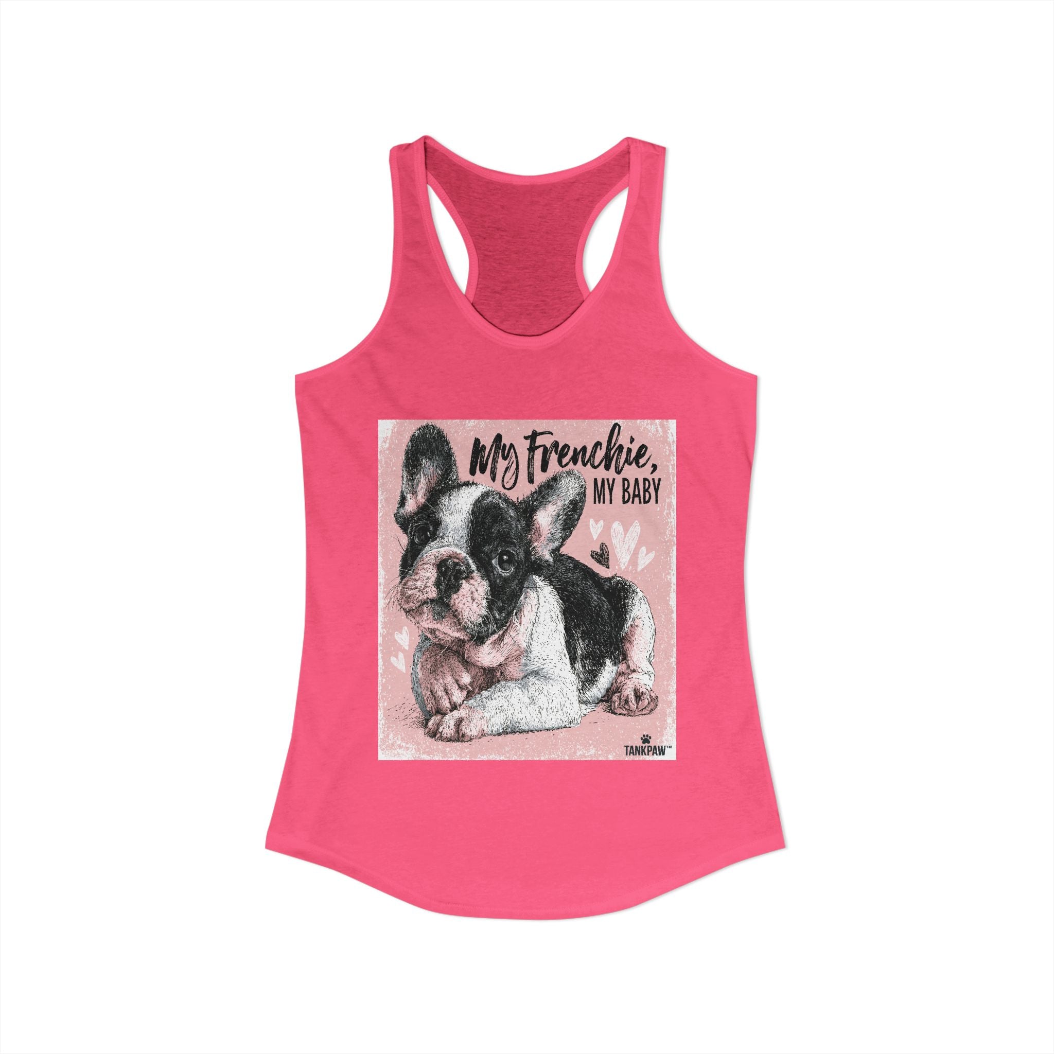 Frenchie Mom Women's Tank Top – French Bulldog Mom Sleeveless Shirt | Cute Dog Lover Gift | TankPawFrenchie Mom