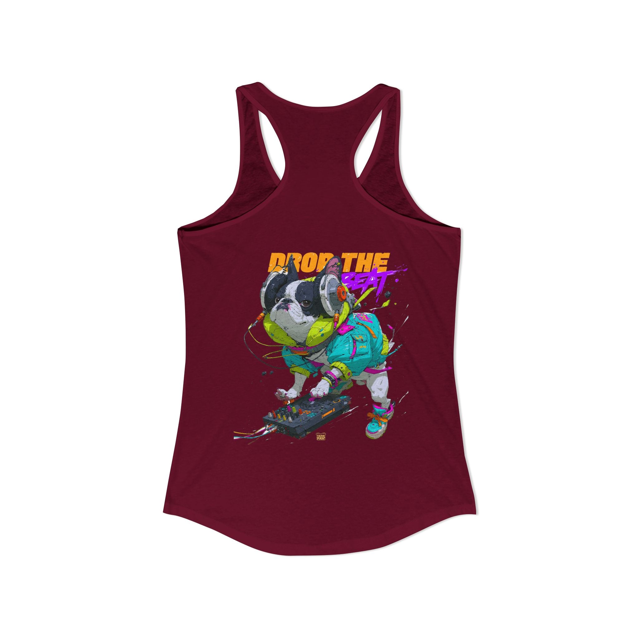 Women's French Bulldog Tank Top – Cute Frenchie Sleeveless Shirt for Dog Lovers