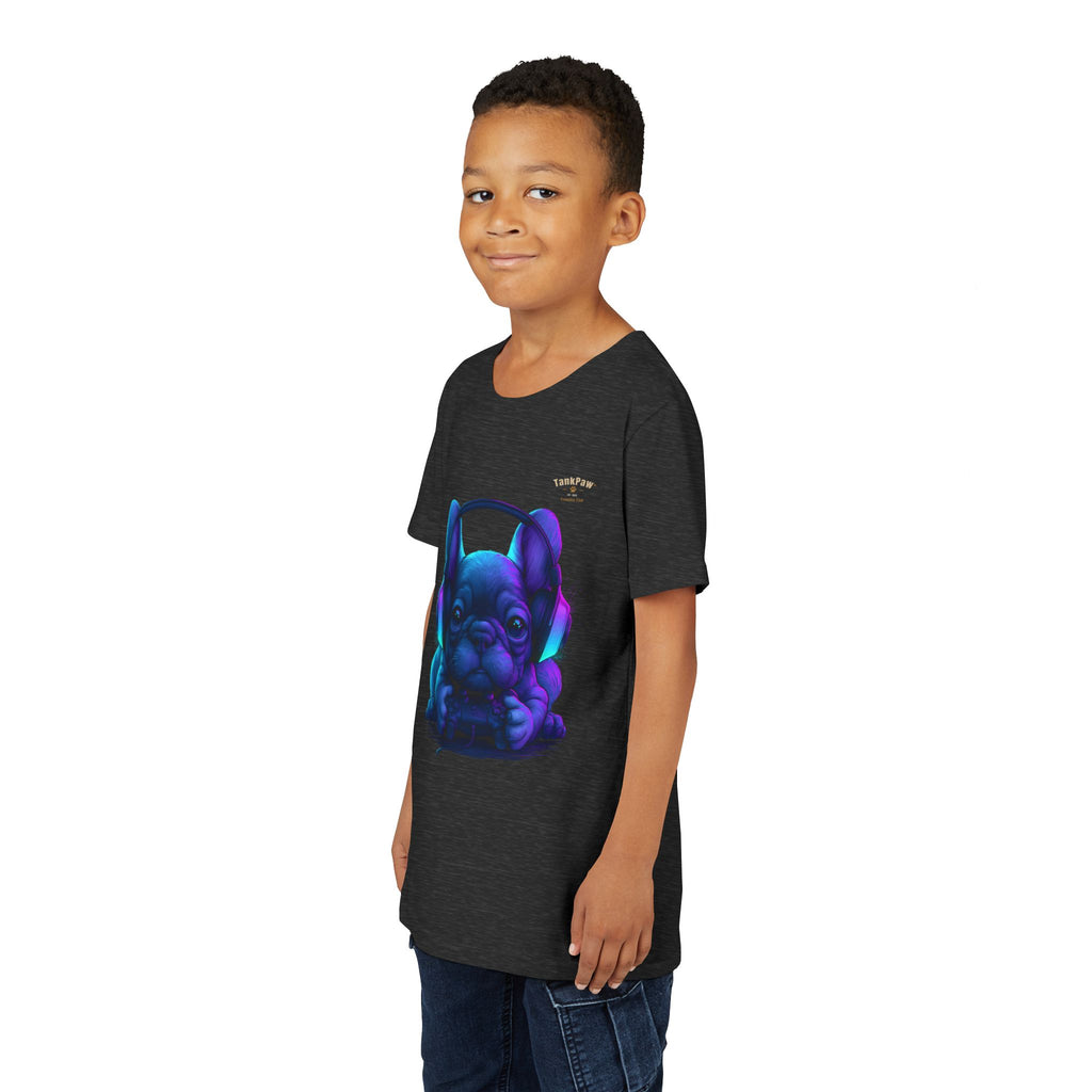 Youth French Bulldog Graphic T-Shirt – Cool Frenchie Tee for Kids & Teens