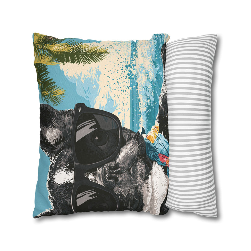 French Bulldog Throw Pillow – Cute Frenchie Decorative Cushion for Dog Lovers