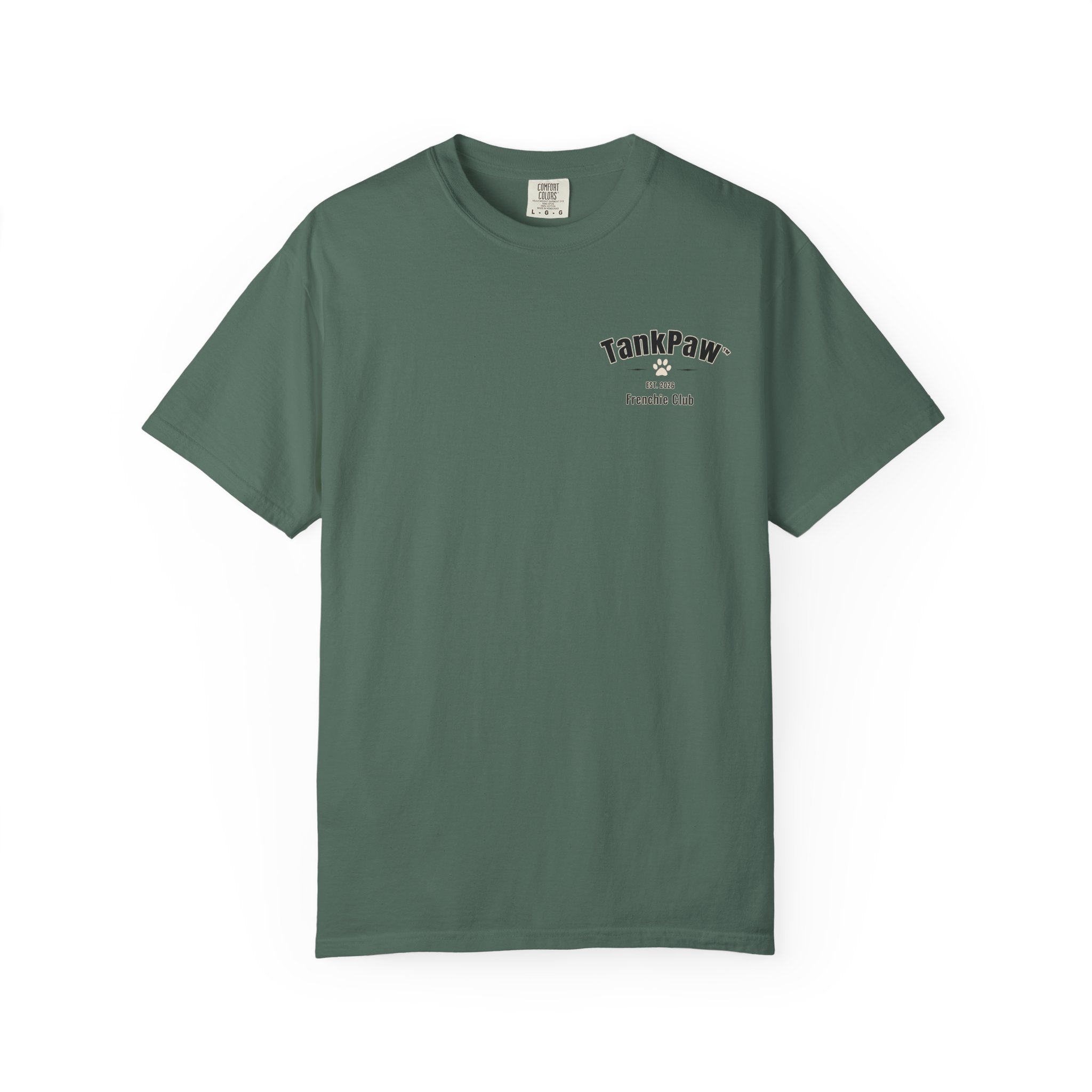 "Frenchie Strong Club" Muscular Dog Pet T-Shirt — Cute Frenchie Weightlifting Graphic Tee