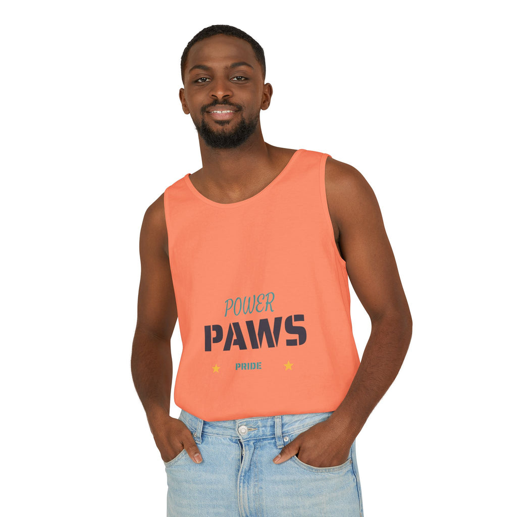 Power Paws Tank Top — "Frenchie Strong" Graphic Dog Fitness Tank