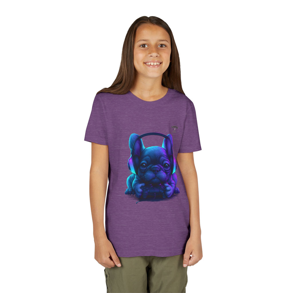 Youth French Bulldog Graphic T-Shirt – Cool Frenchie Tee for Kids & Teens