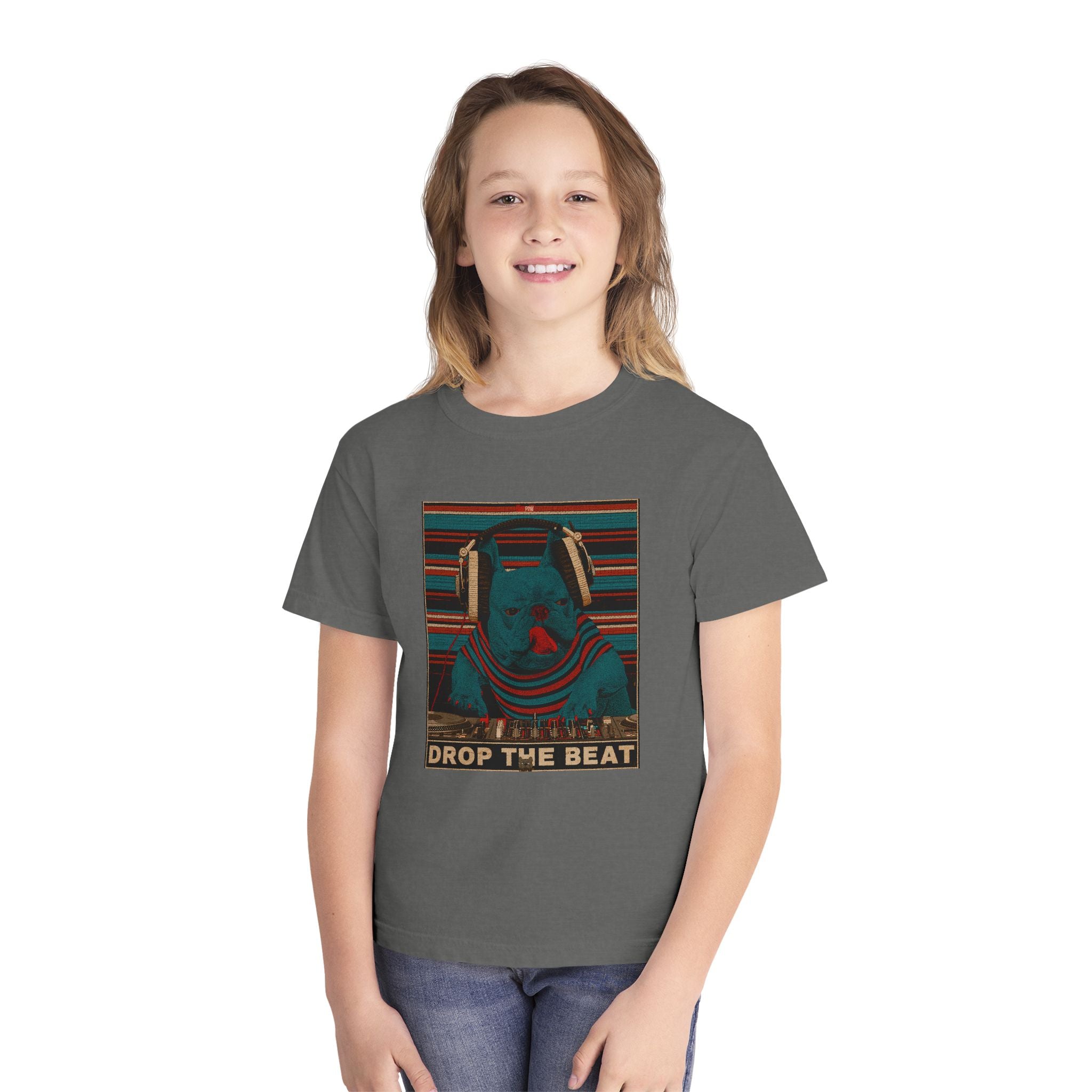 Frenchie Youth T-Shirt – Fun French Bulldog Tee for Boys & Girls