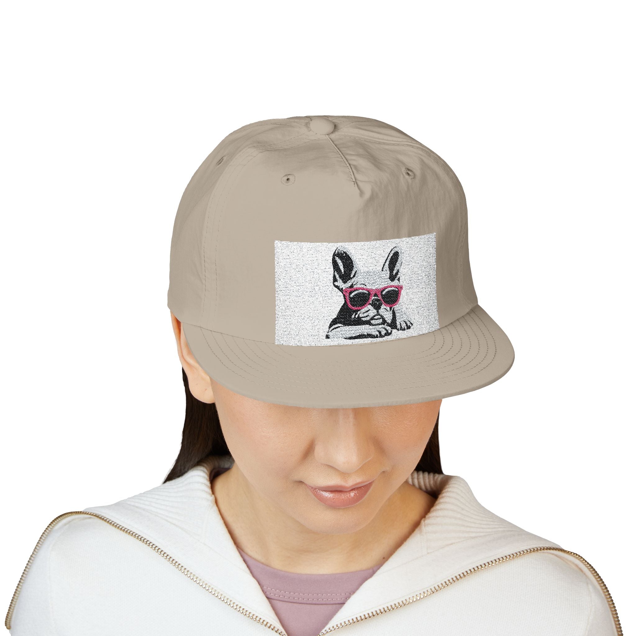 Surf Cap —French Bulldog Mom Hat – Embroidered Baseball Cap for Frenchie Lovers