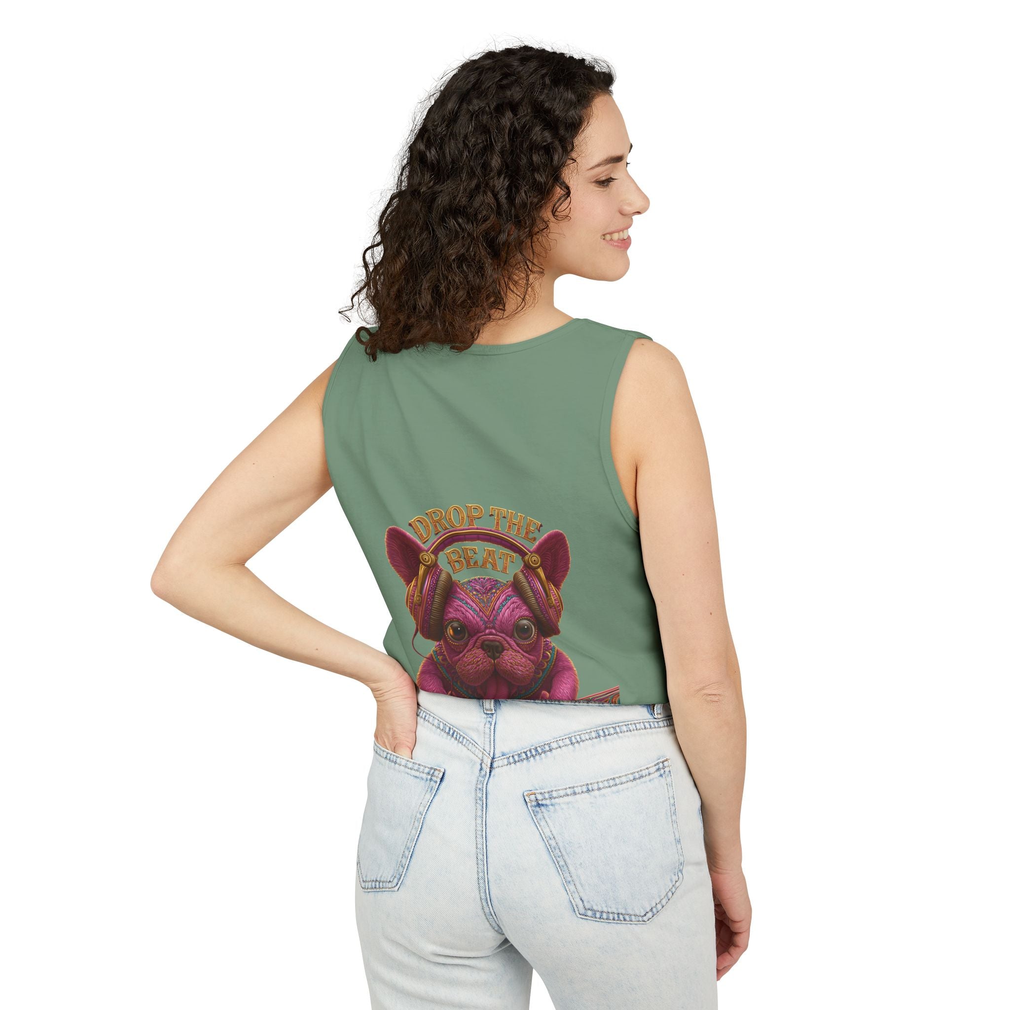 French Bulldog DJ Tank Top – EDM Music Festival Shirt for Dog Lovers | TankPaw™