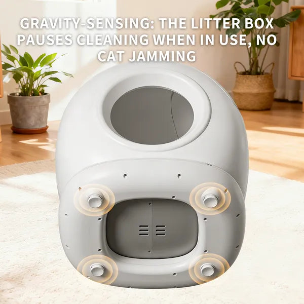 78L Automatic Self-Cleaning Cat Litter Box | Fully Enclosed Smart Litter Box with App Control