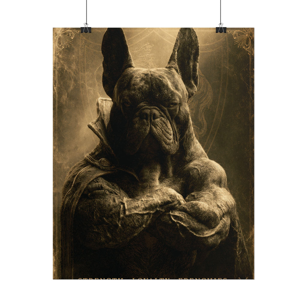 TankPaw® French Bulldog Wall Art Poster – Premium Vintage Frenchie Decor